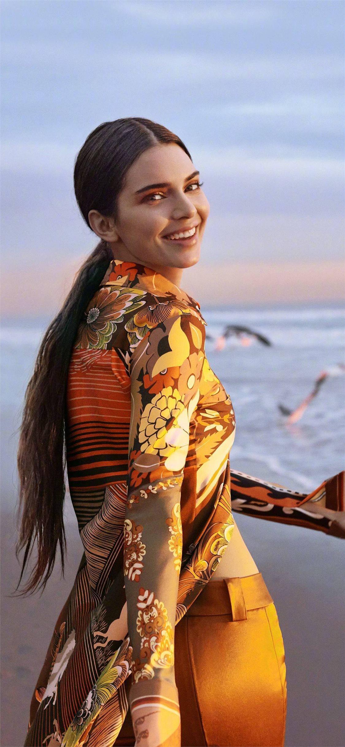 kendall jenner smiling 2019 iPhone Wallpaper Free Download