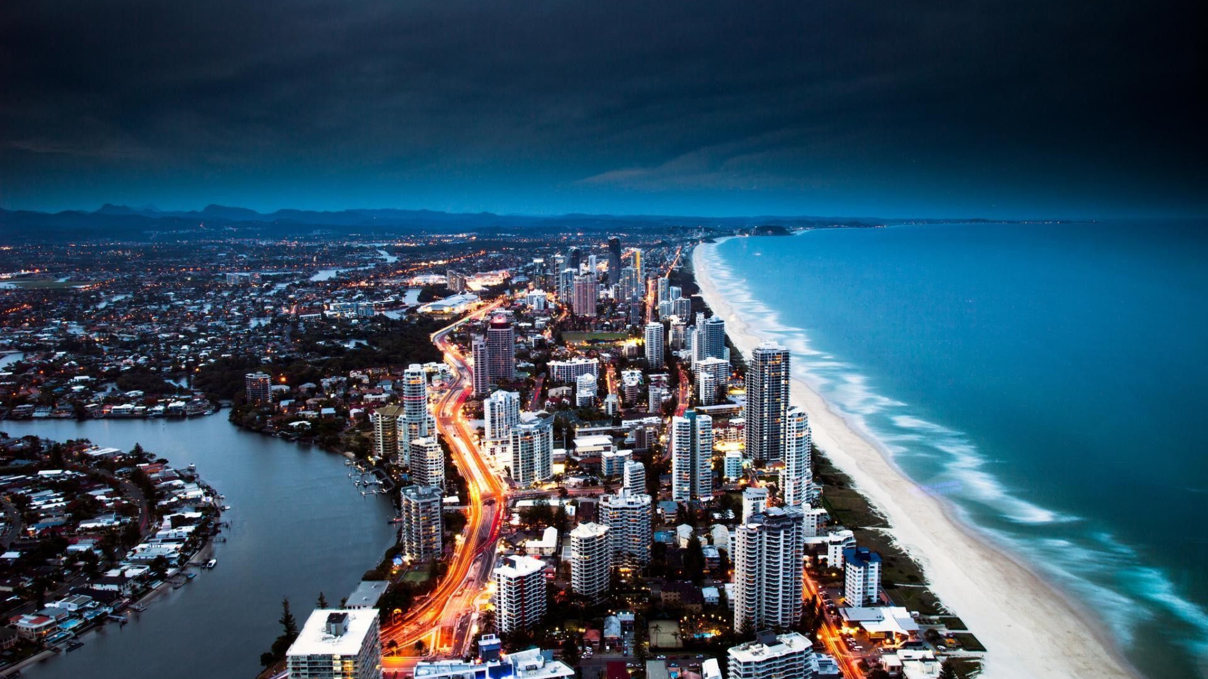 Gold Coast City HD Wallpaper for Desktop and Mobile 4K Ultra