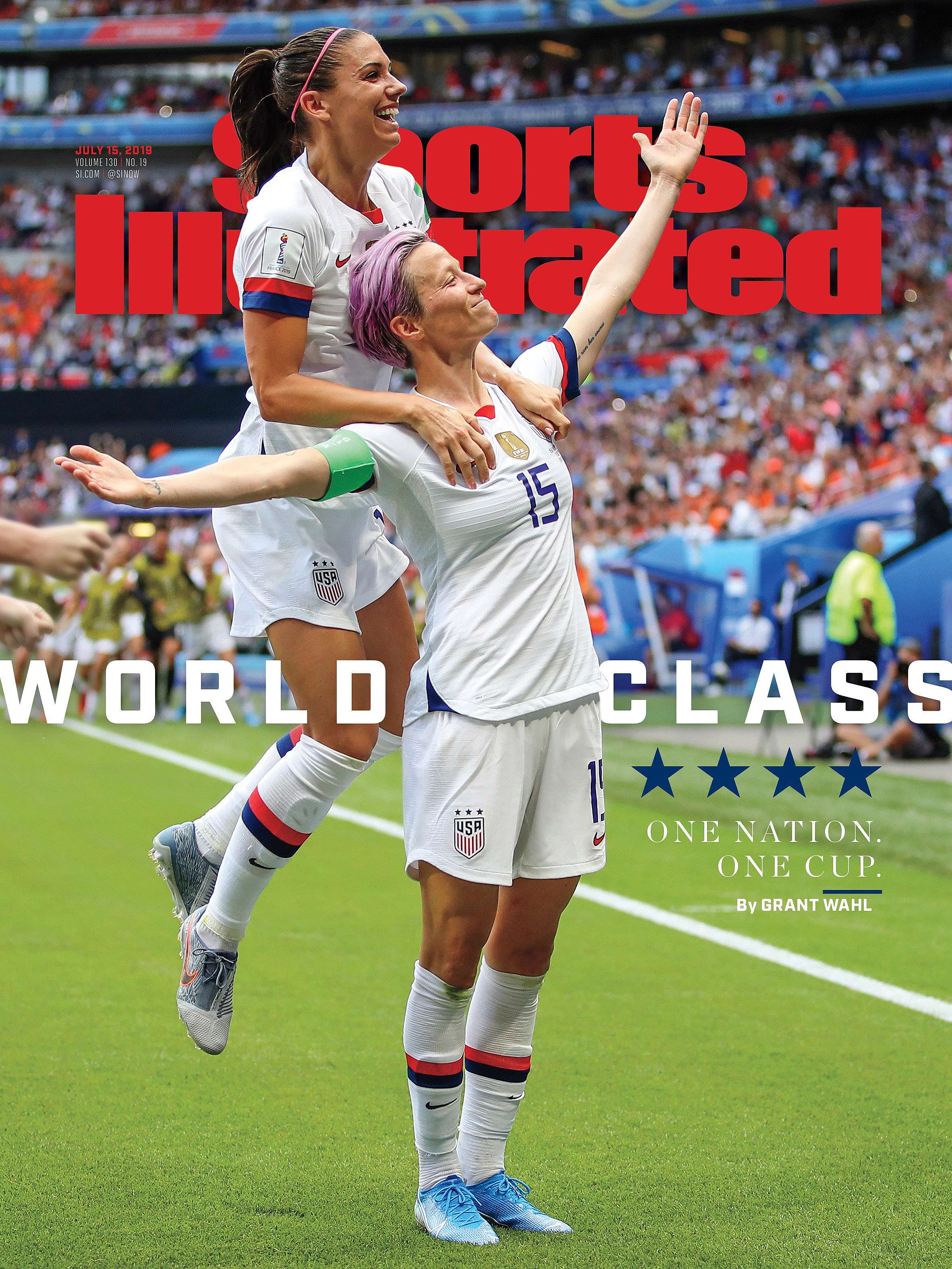 Alex Morgan and Megan Rapinoe land the cover of Sports