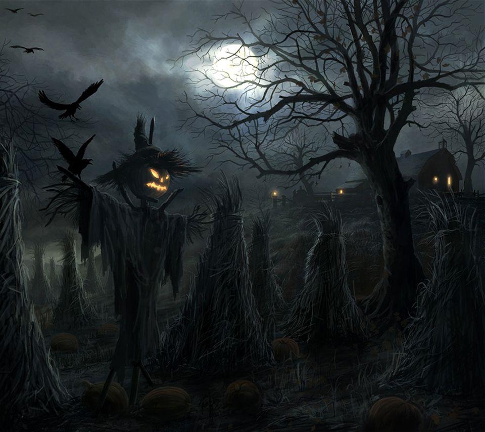 halloween screensavers and background. Scarecrow Halloween