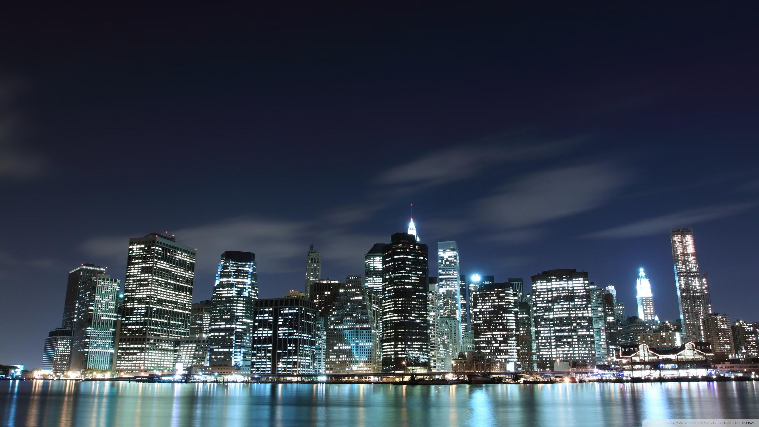 Skyscrapers At Night ❤ 4K HD Desktop Wallpaper for 4K Ultra