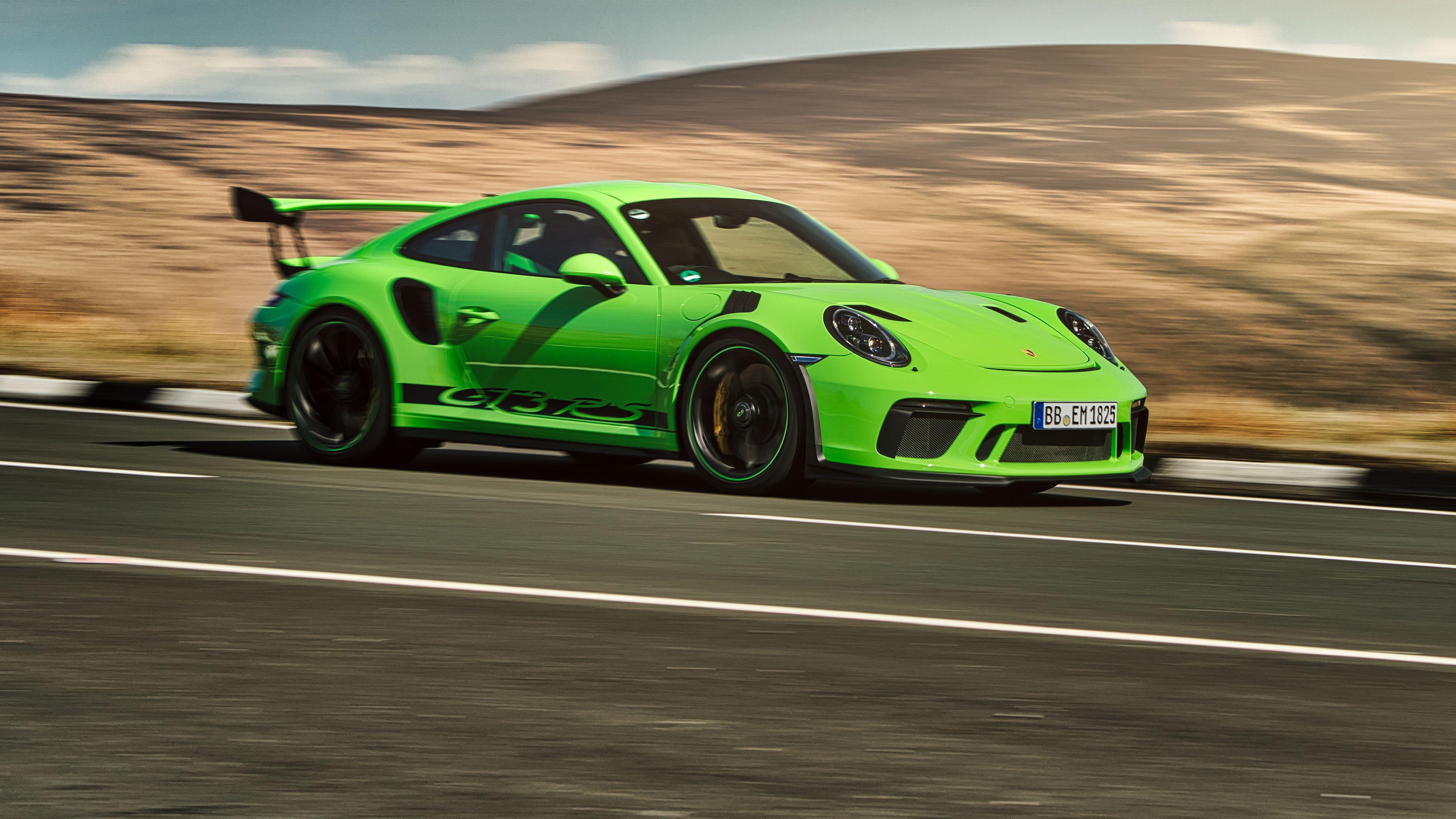 Порше 911 gt3 RS зеленый