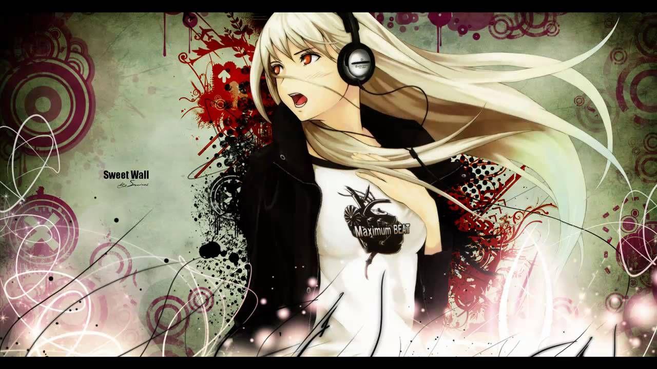 Nightcore Rave Girl. music. HD anime wallpaper
