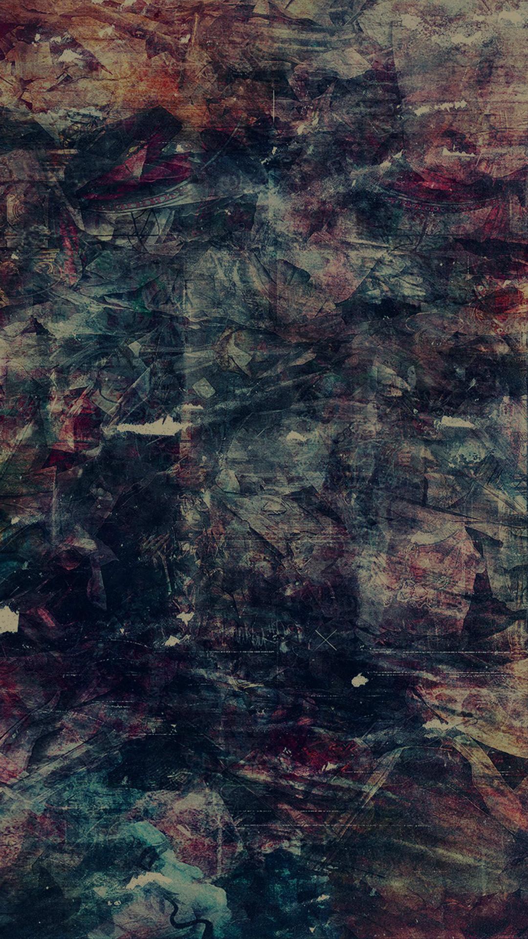 Wonder Lust Art Illust Grunge Abstract Dark iPhone 8