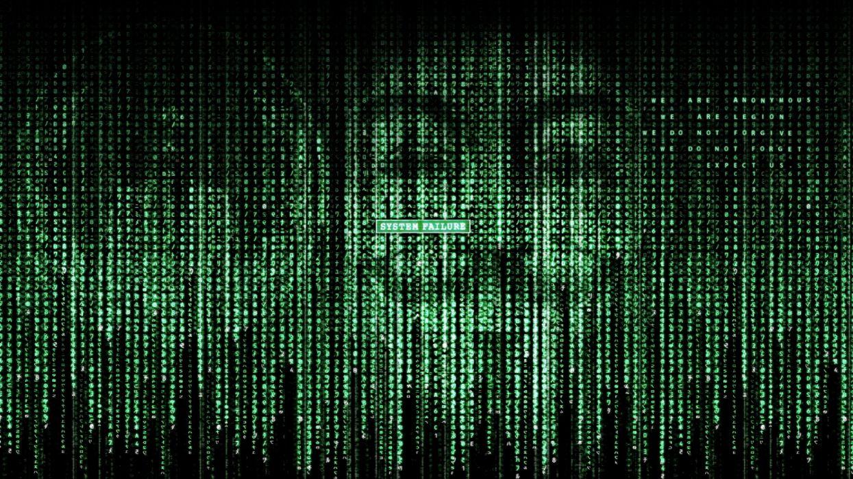 Hack hacking hacker virus anarchy dark computer internet