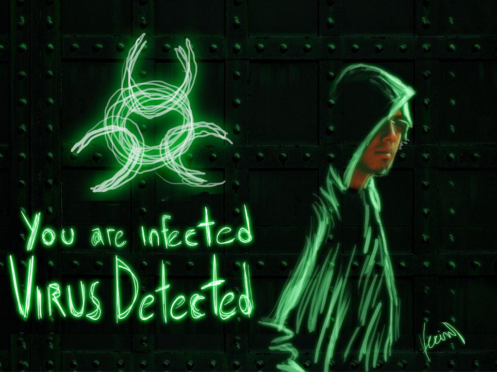 Virus Detected Wallpaper. Virus