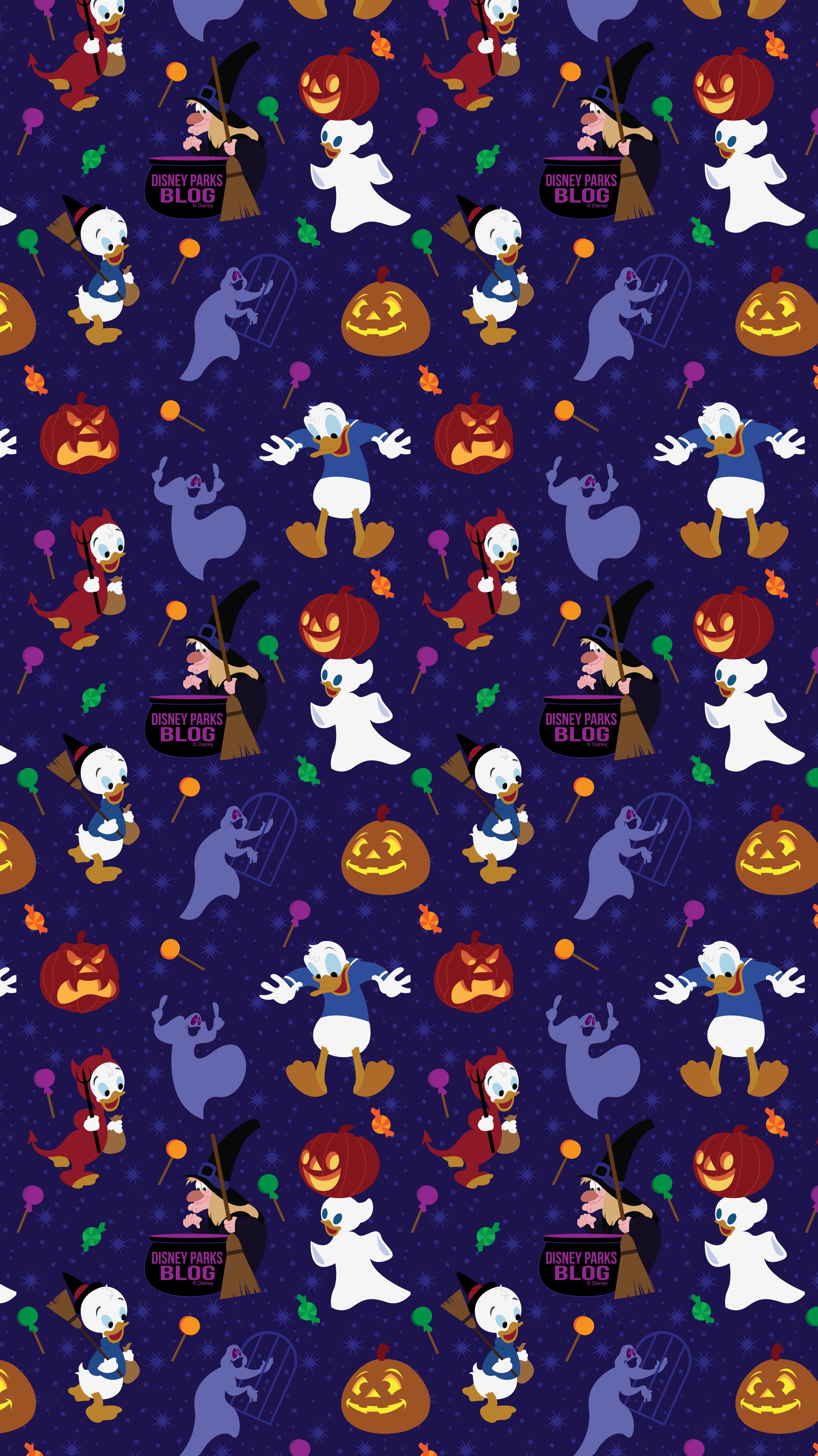 2019 Donald Duck Halloween Wallpapers – iPhone/Android