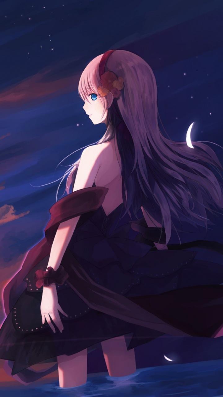 Cloud, Girl, Vocaloid, Darkness, Manga HD Wallpaper