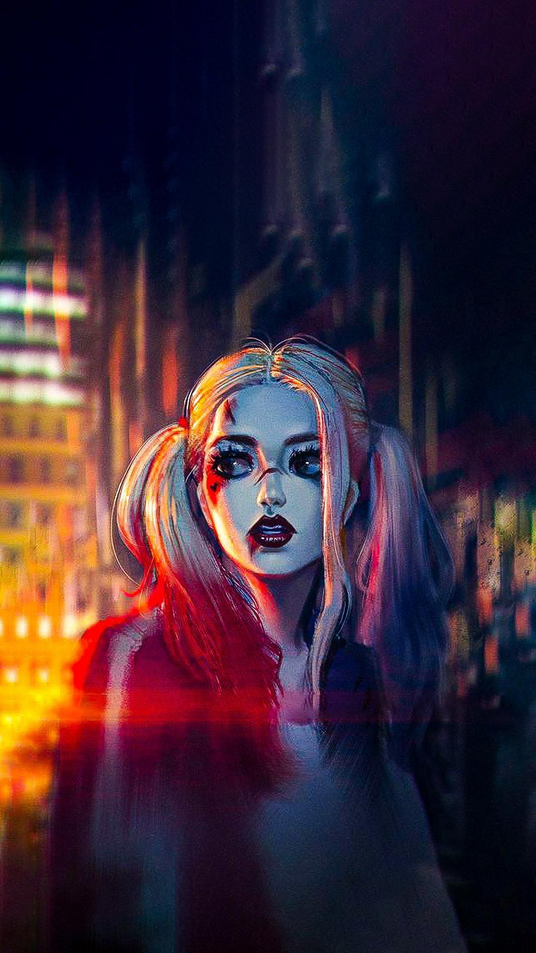 Harley Quinn [Custom Edit]. iPhone X Wallpaper X