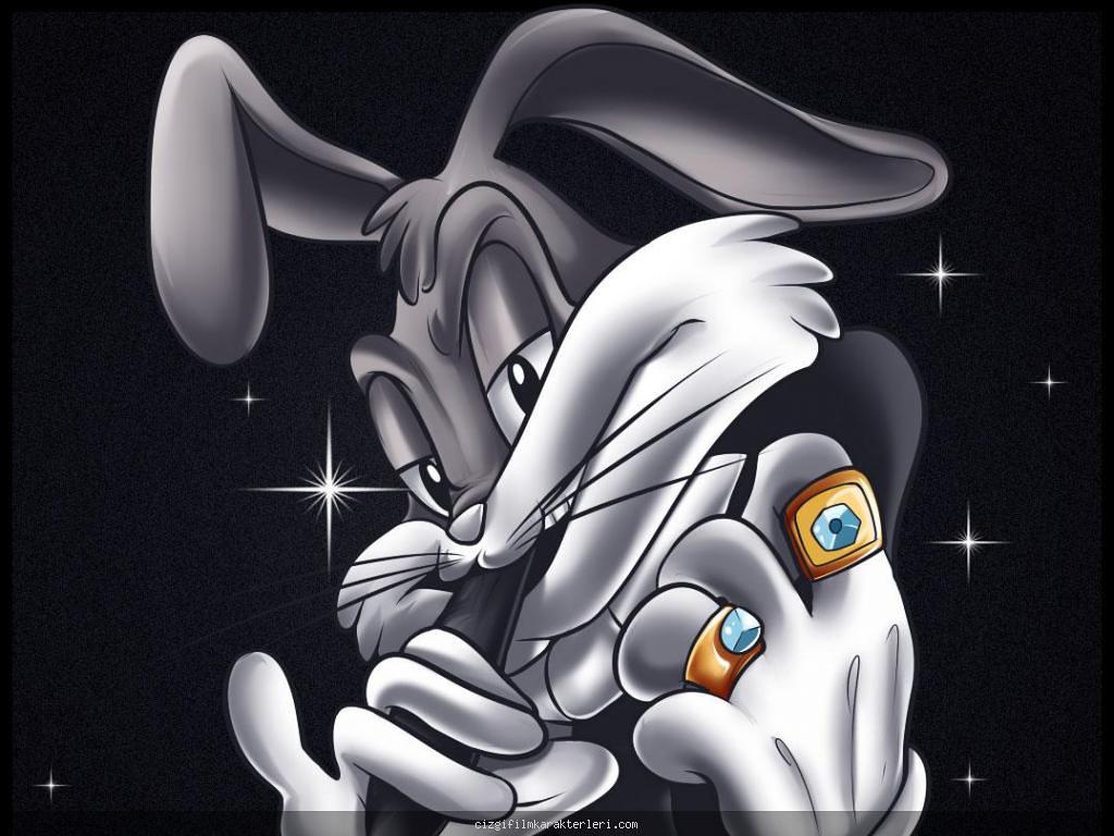 HD wallpaper Looney Tunes Bugs Bunny wallpaper minimalism rabbit black  background  Wallpaper Flare