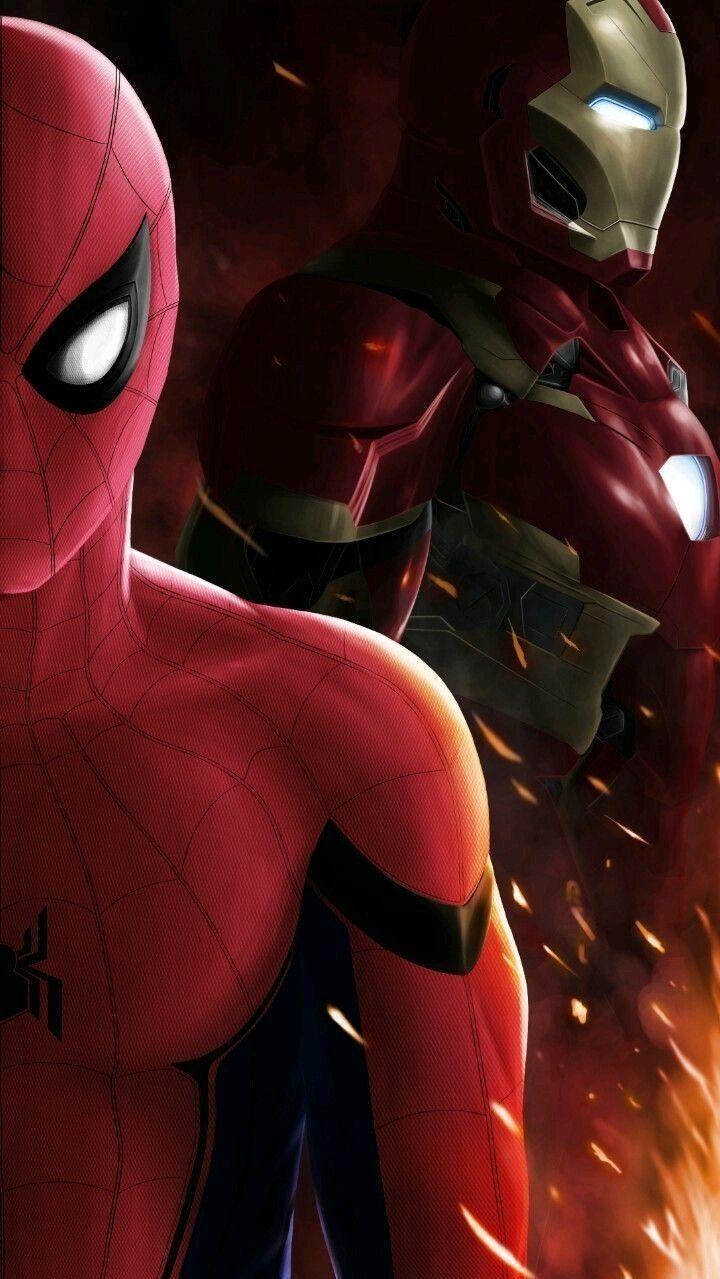 Spider Man And Iron Man IPhone Wallpaper. Iron man spiderman