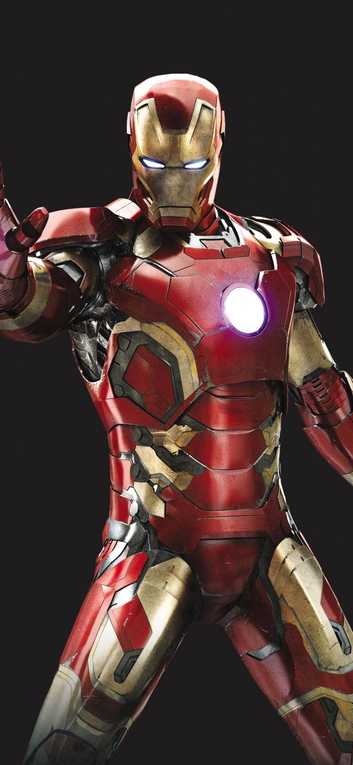 Download 1125x2436 Wallpaper Iron Man, Iron Suit, Superhero