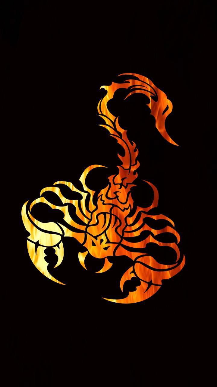 Fire Scorpio Wallpaper