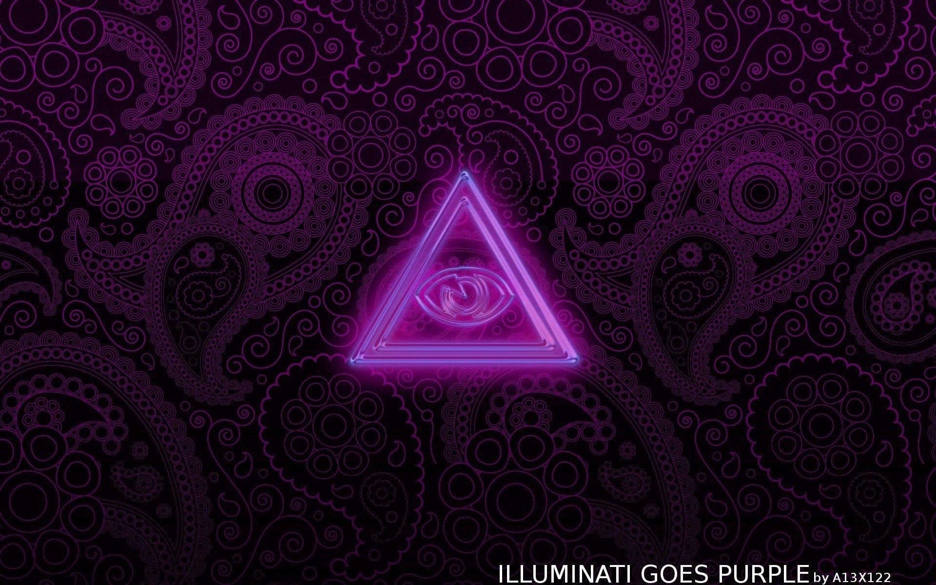 Illuminati, Purple, Religion HD Wallpaper / Desktop