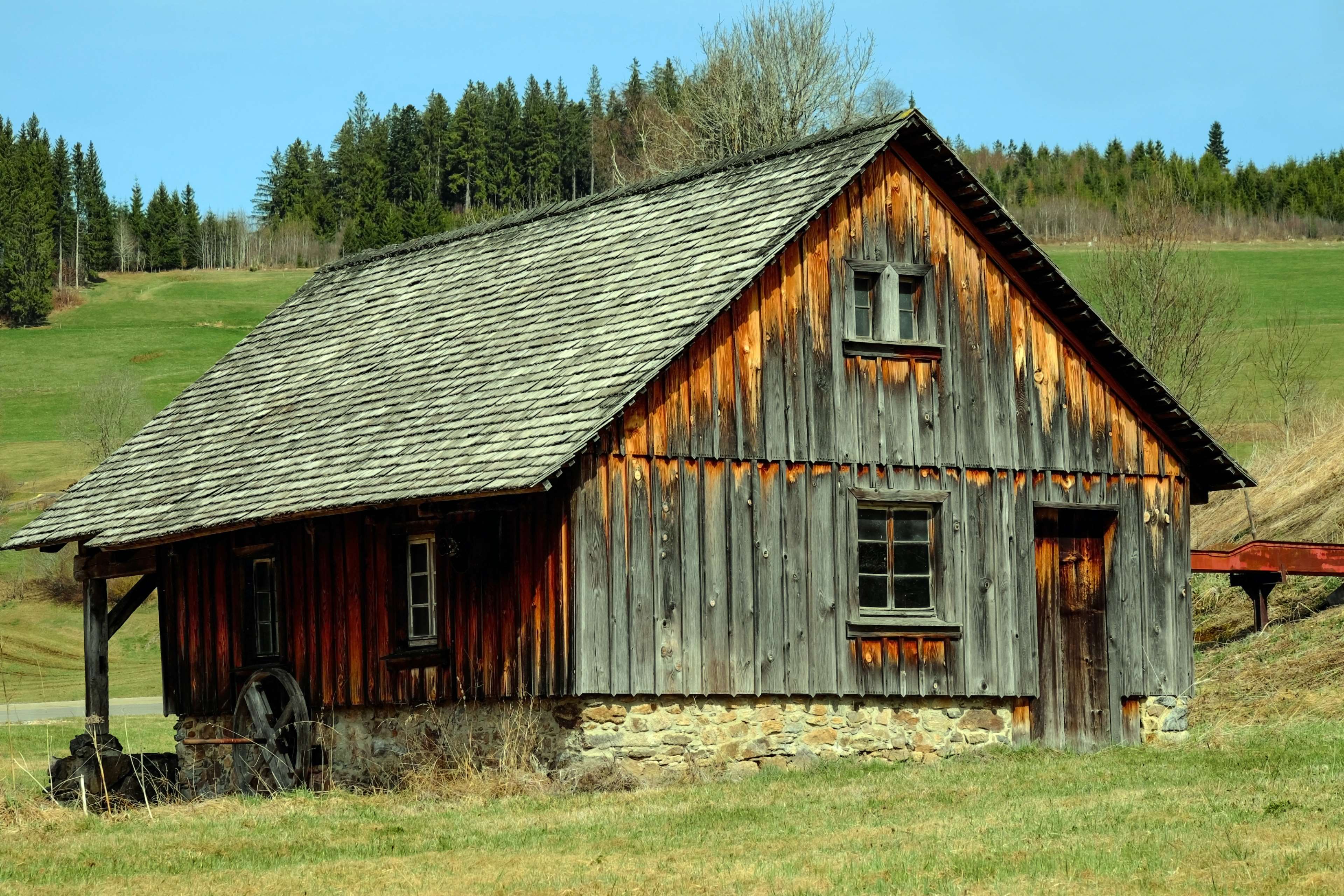 architecture, black forest, farmers mill, forest