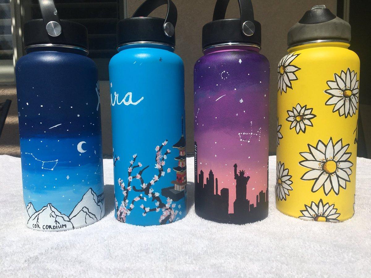 Julia are some personalized Hydro Flasks
