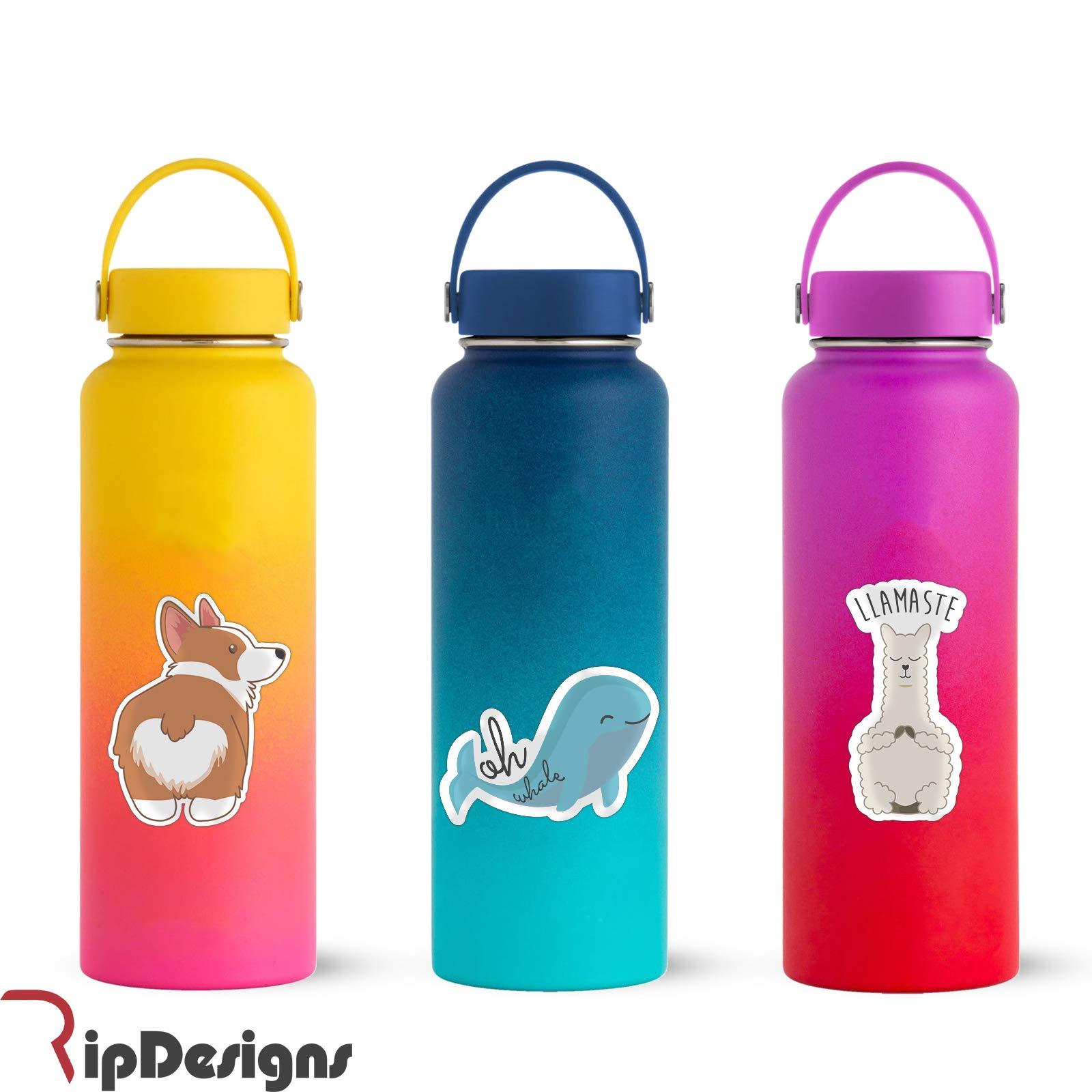 RipDesigns Cute VSCO Stickers for Water Bottles