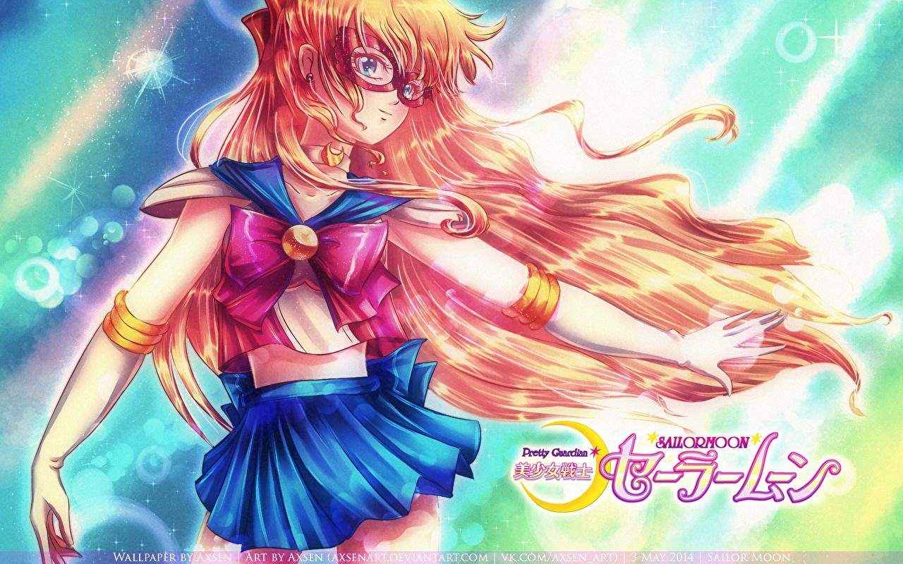 Picture Sailor Moon Skirt Sailor V, Minako Aino Hair Anime young