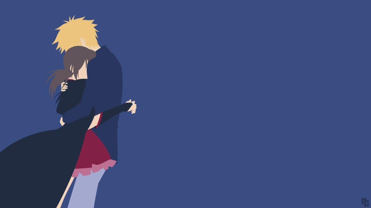 Minimalist Wallpaper. Misaki + Usui. Maid Sama!