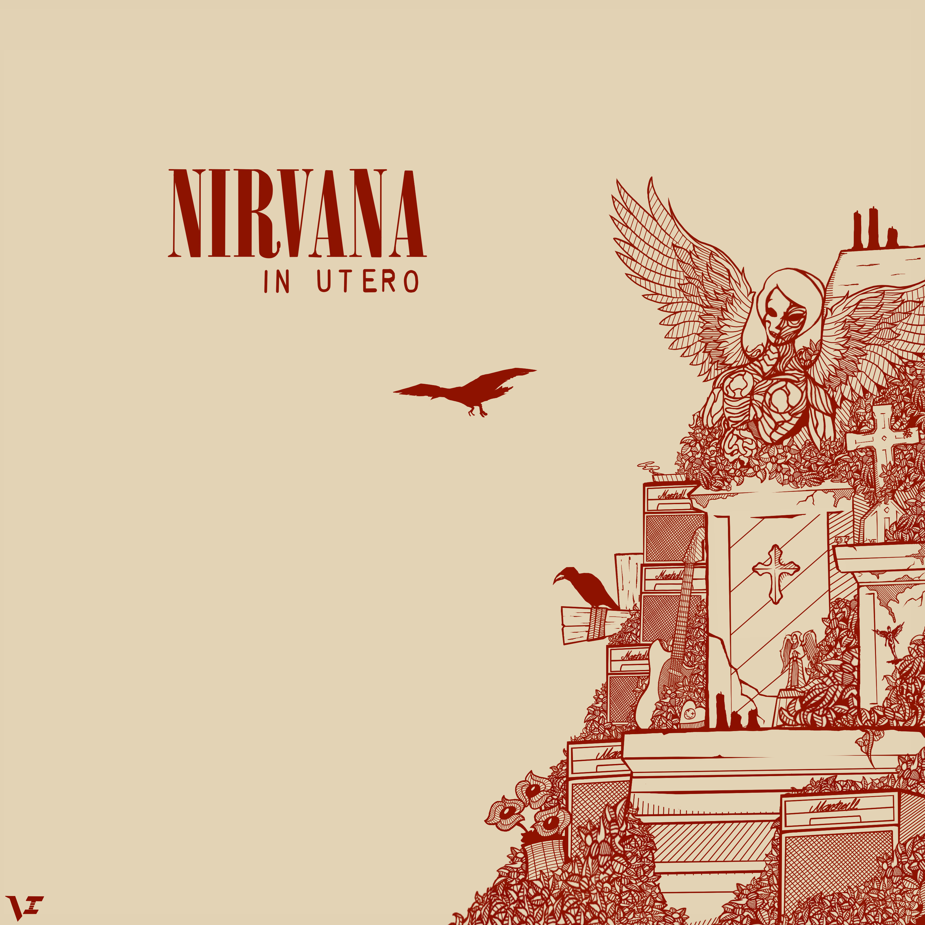 Nirvana In Utero Wallpapers Wallpaper Cave