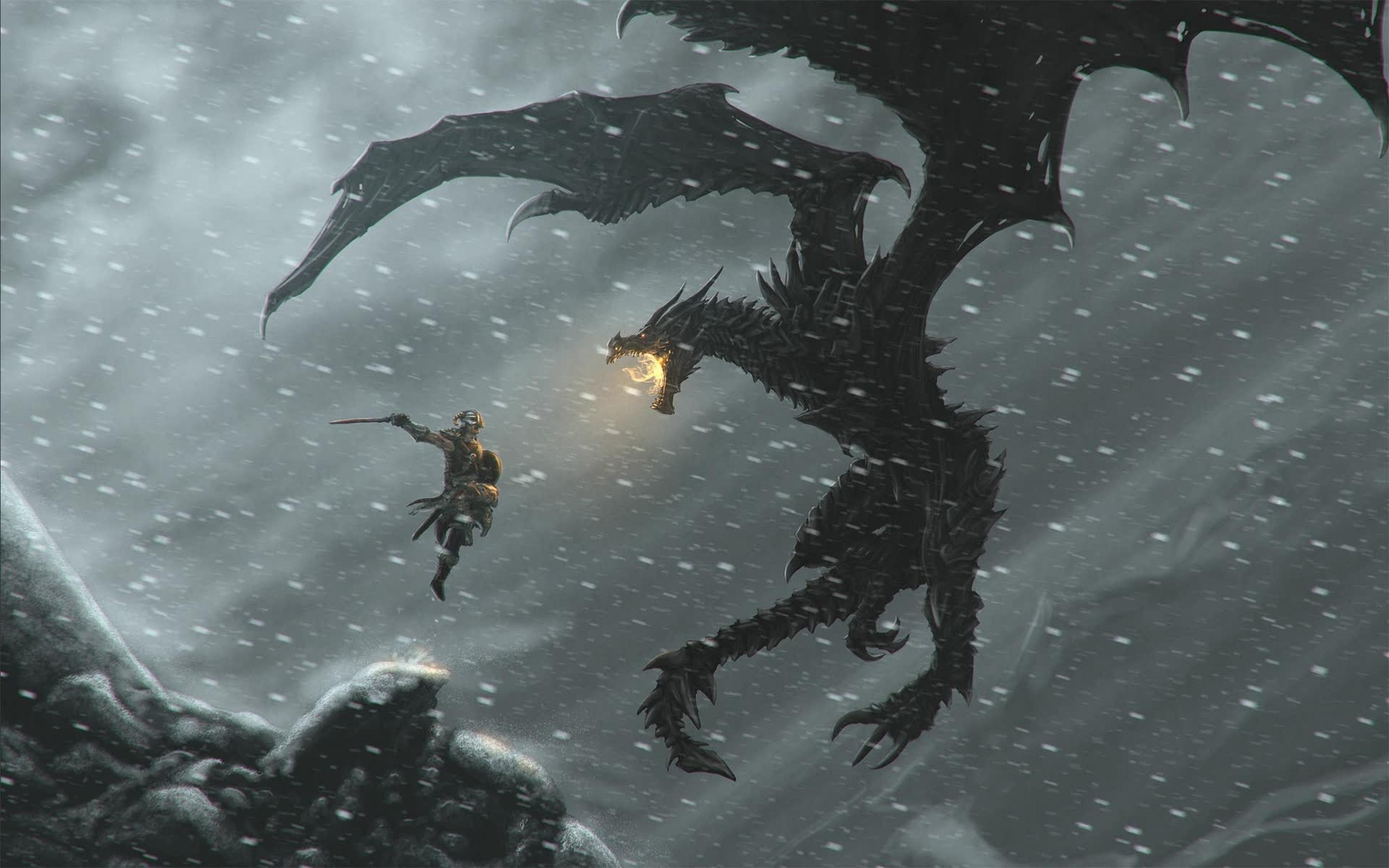 The Elder Scrolls Legends Warrior Dragon Snow Fire