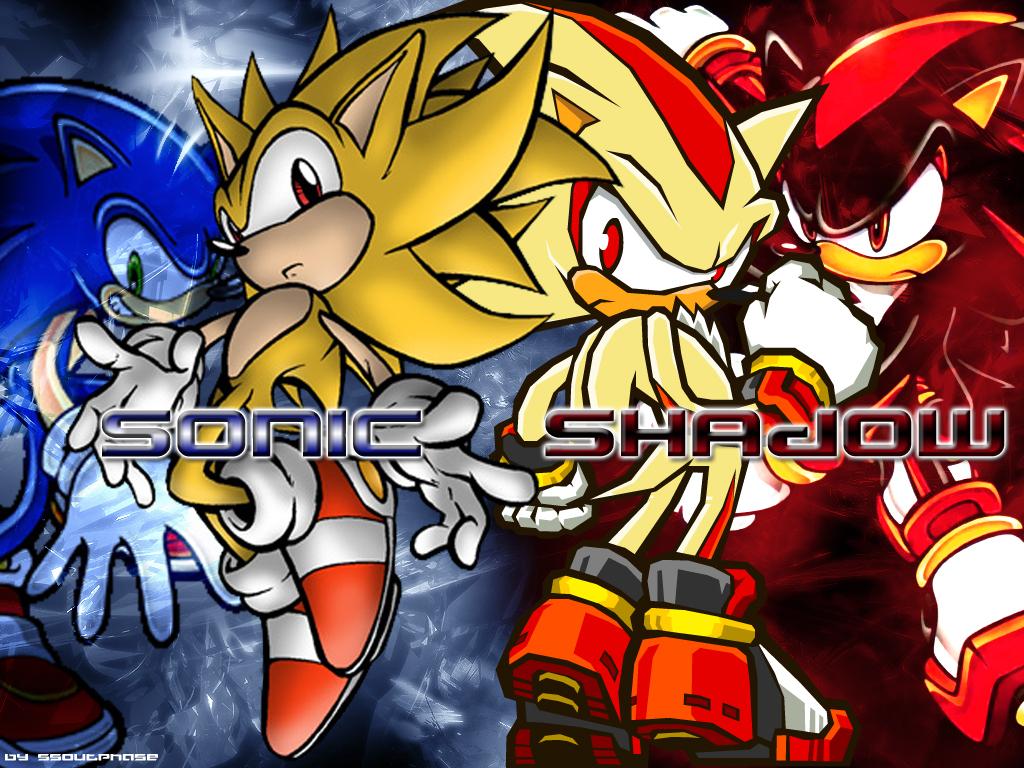 Free download Sonic and Shadow Wallpaper Sonadow Wallpaper