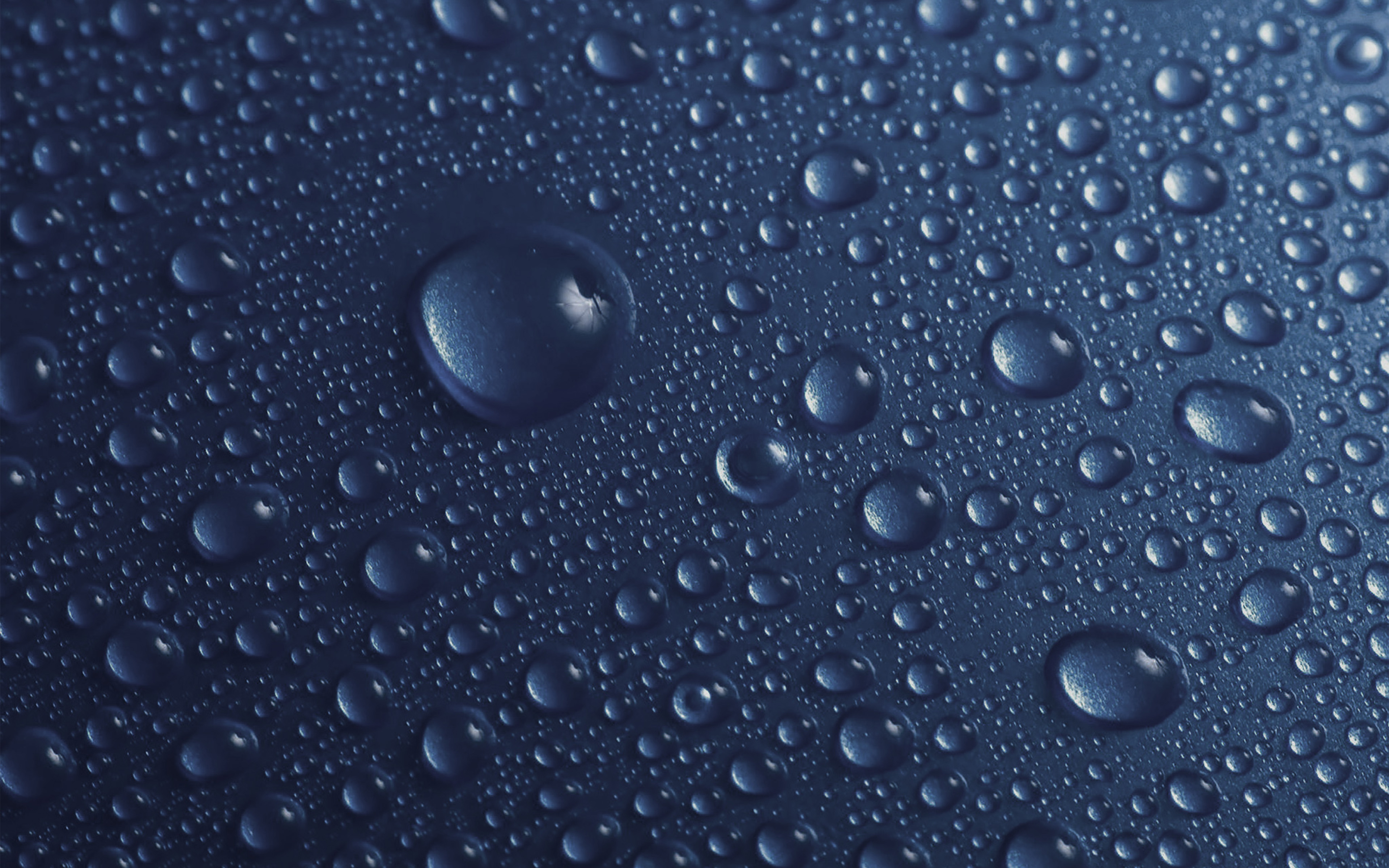 Rain Drop Blue Water Sad Pattern Wallpaper
