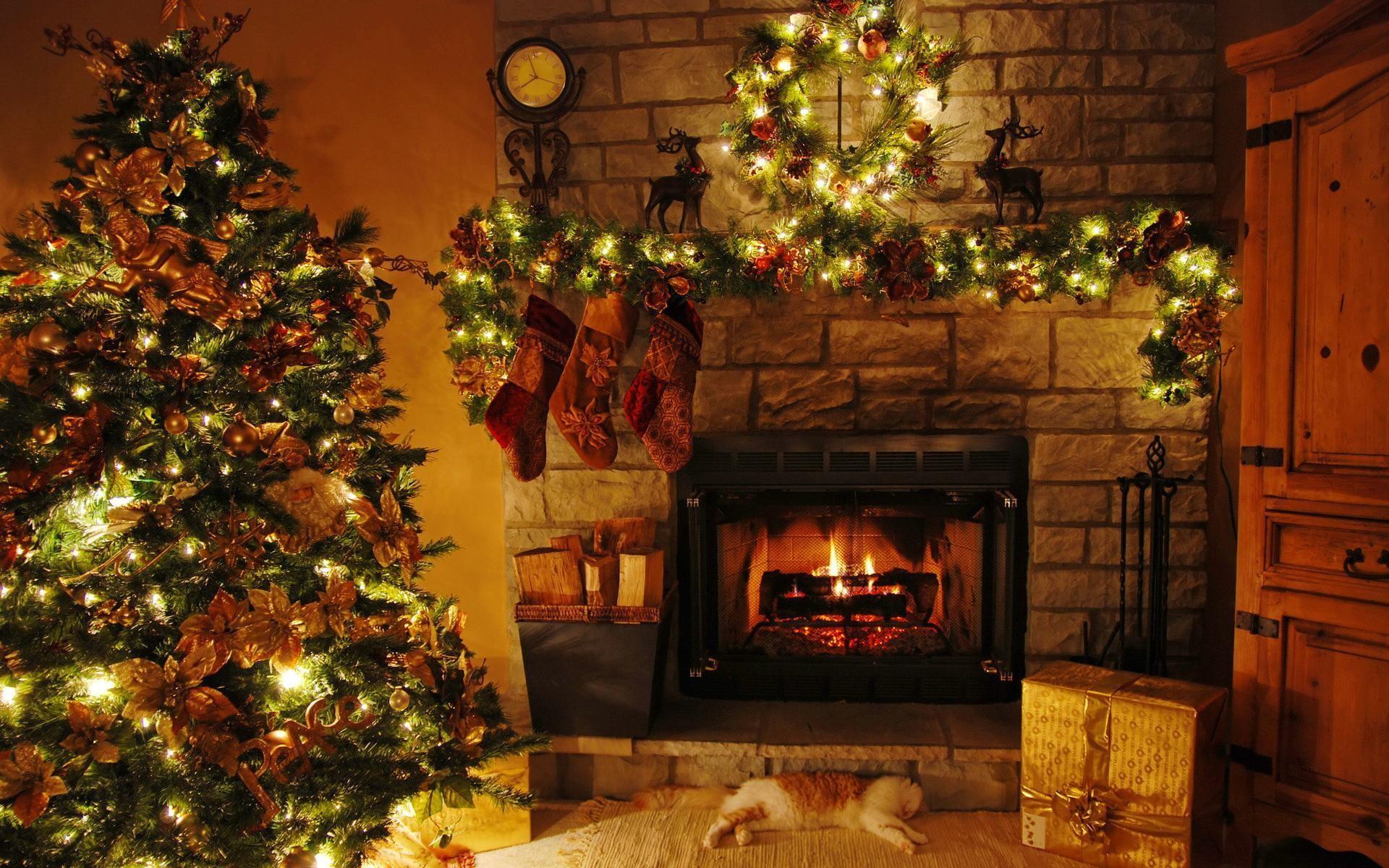 Christmas, Home, Cool Image, Widescreen Wallpaper, Artwork