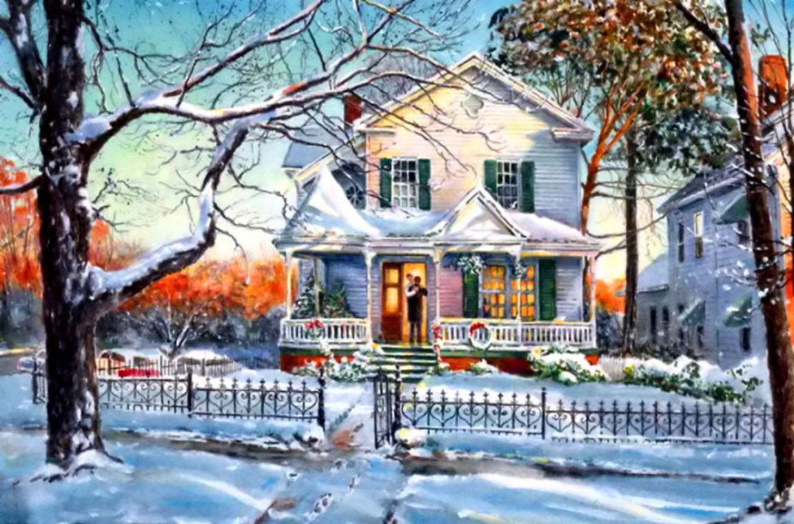 Christmas Home Wallpaper HD Background