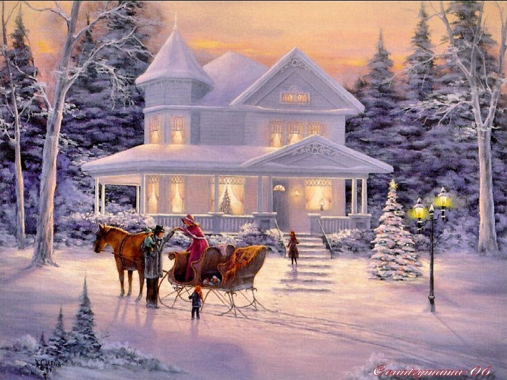 Cool Christmas Home Wallpaper