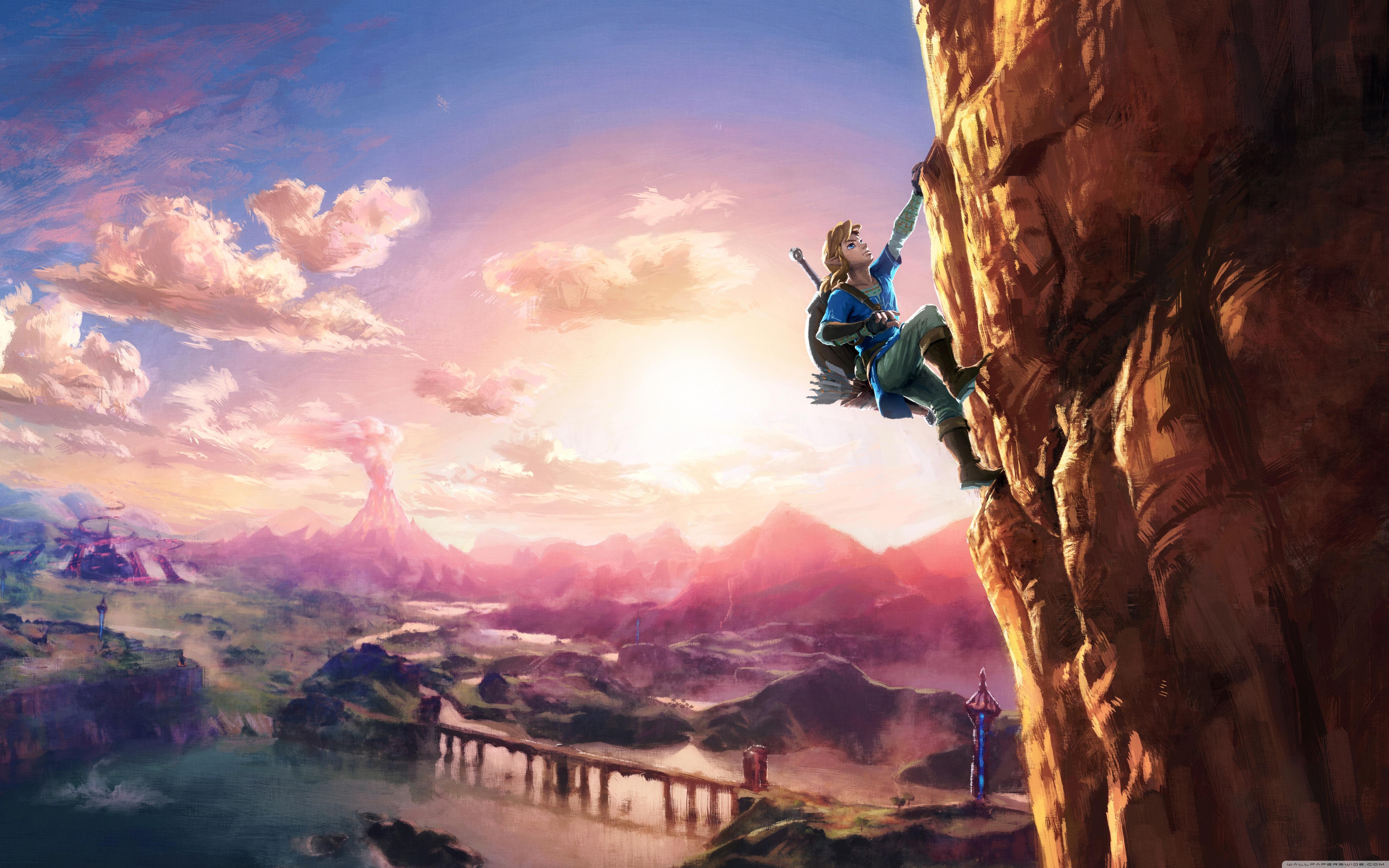 The Legend of Zelda Breath of the Wild Link ❤ 4K HD Desktop