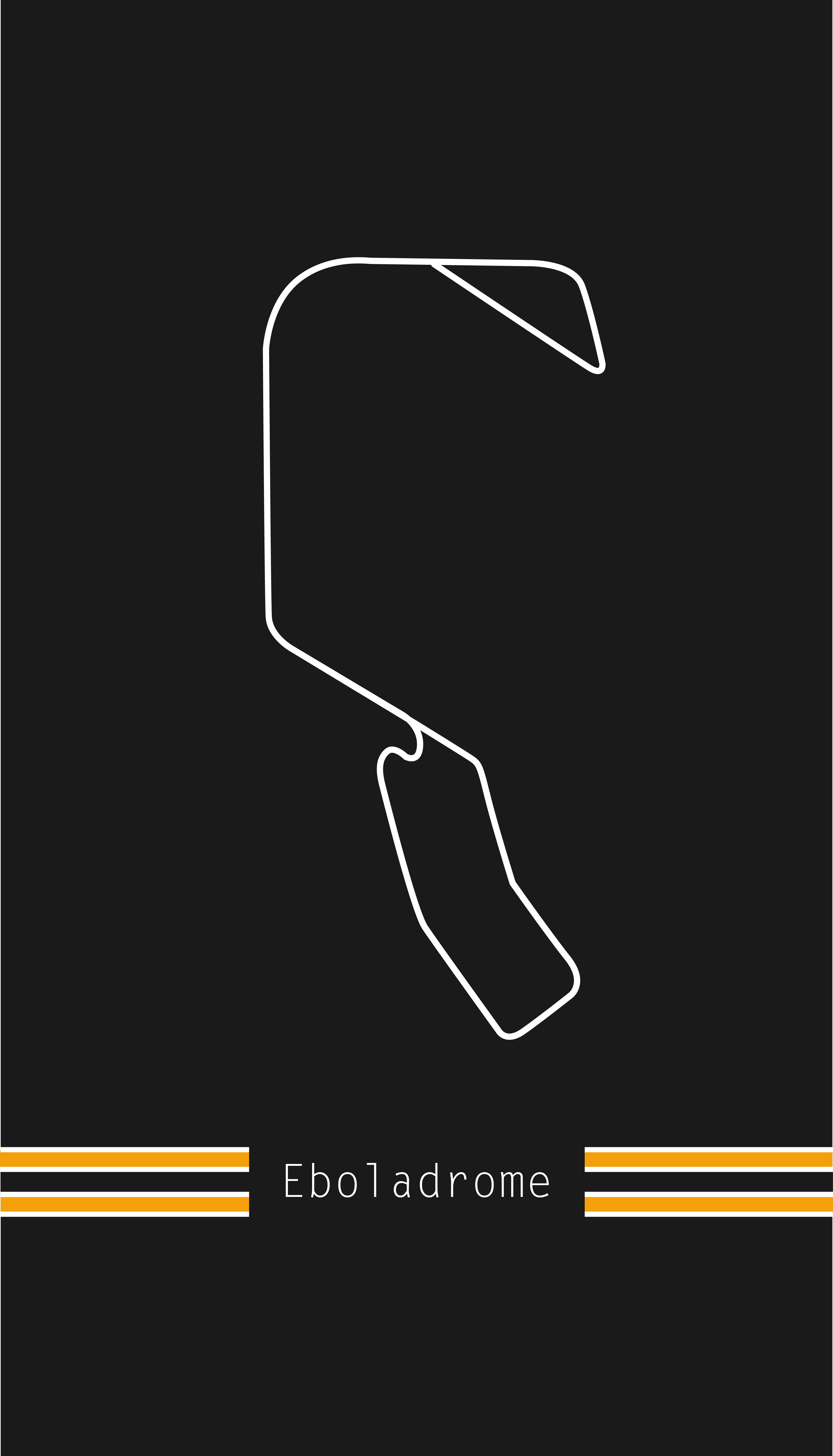 More minimalist Formula 1 track wallpaper I made