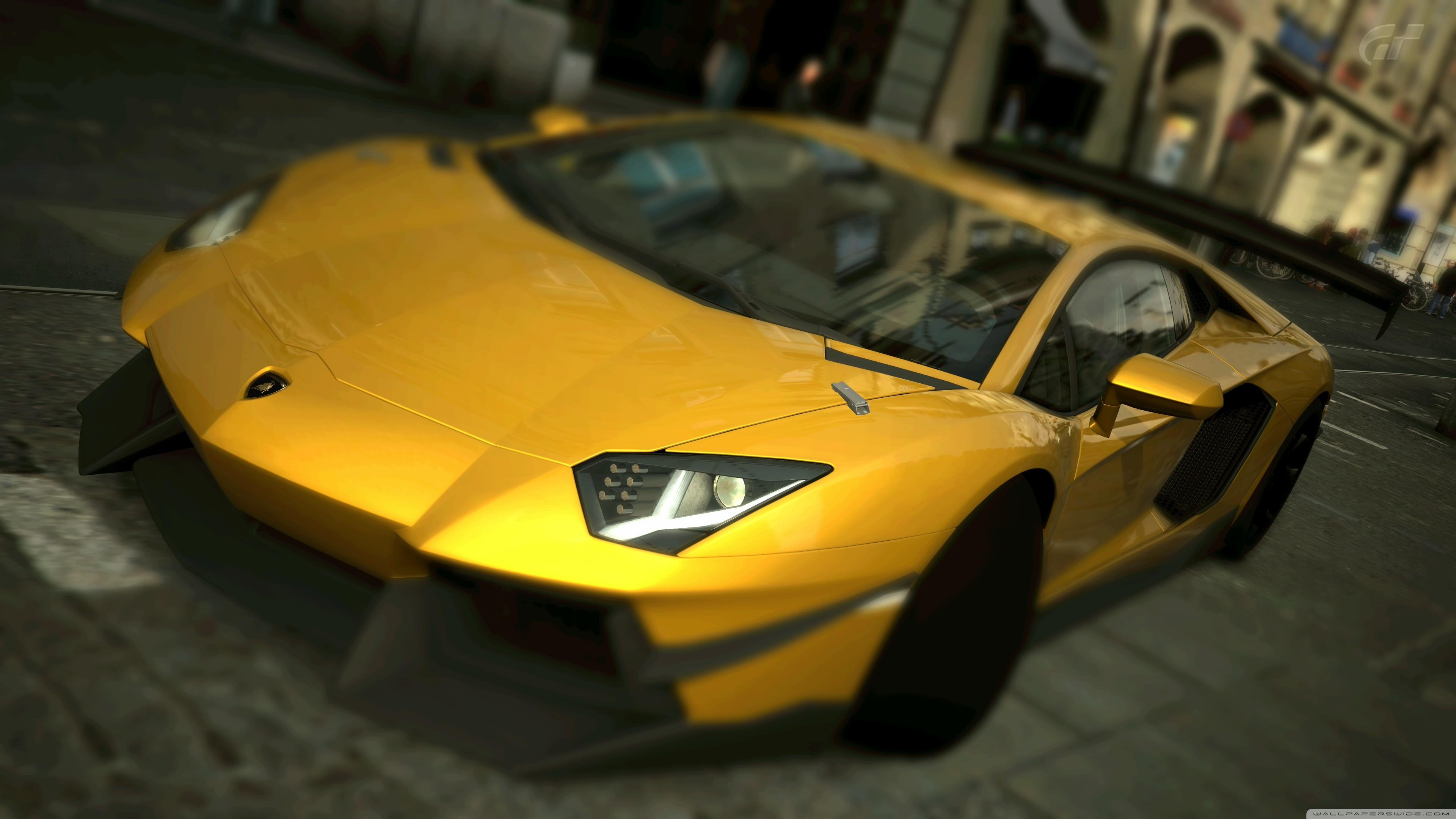 Gold Lamborghini Lamborghini aventador lp 4 inca gold yellow
