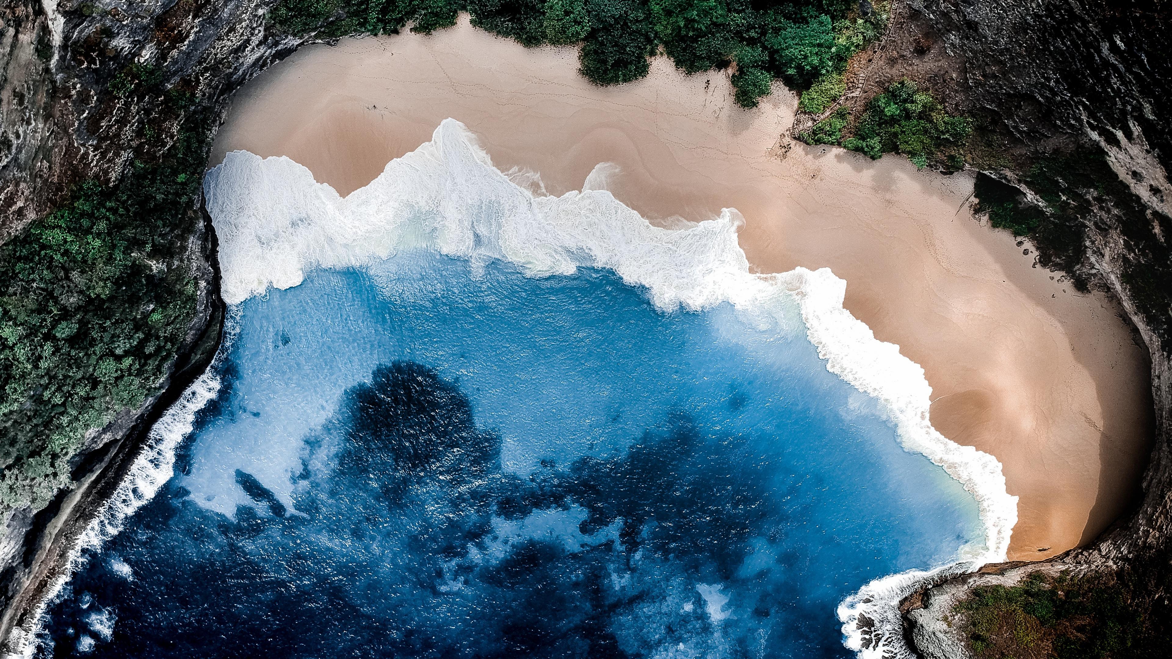 4k Drone View Beach Wallpapers - Wallpaper