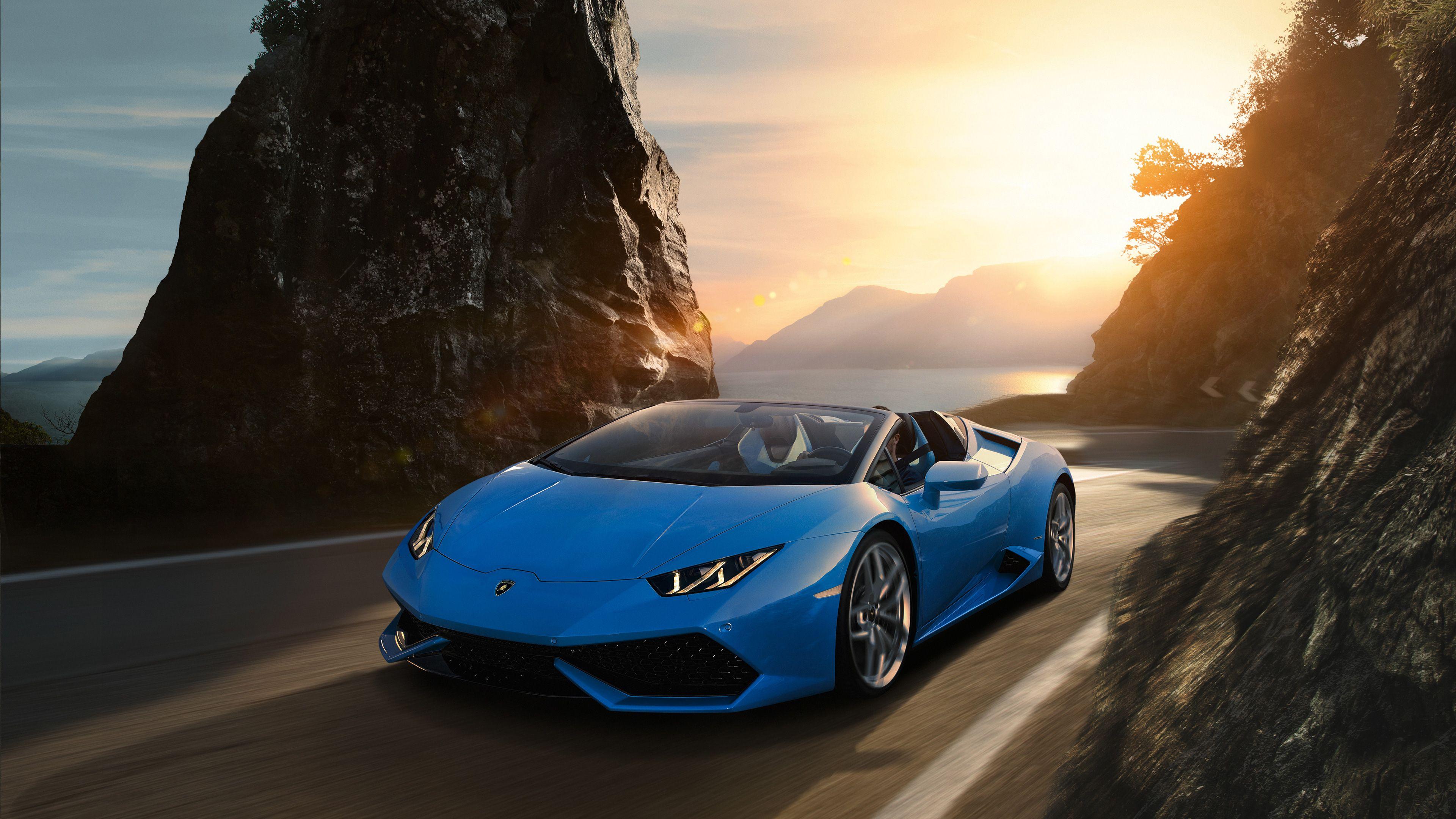 Lamborghini Aventador Blue Wallpaper