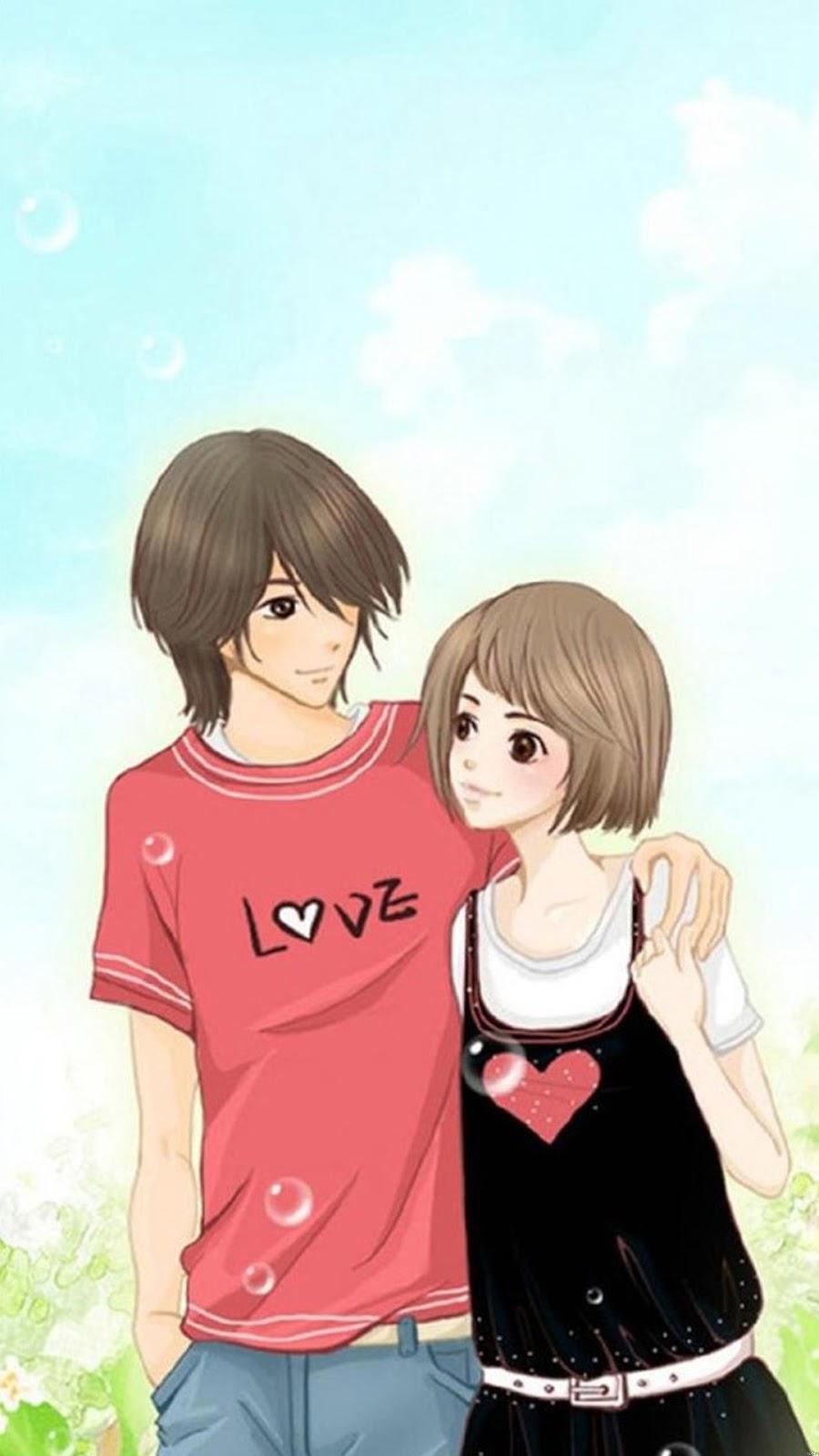 Anime Couples Romantic Dp For Whatsapp Cartoon - Anime Wallpaper HD