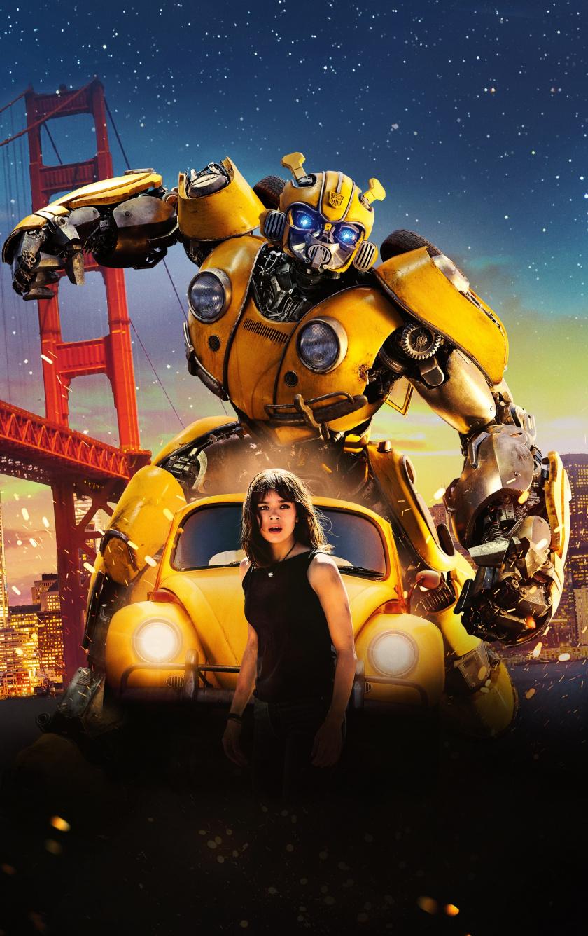 Download 840x1336 wallpaper movie, bumblebee, transformers