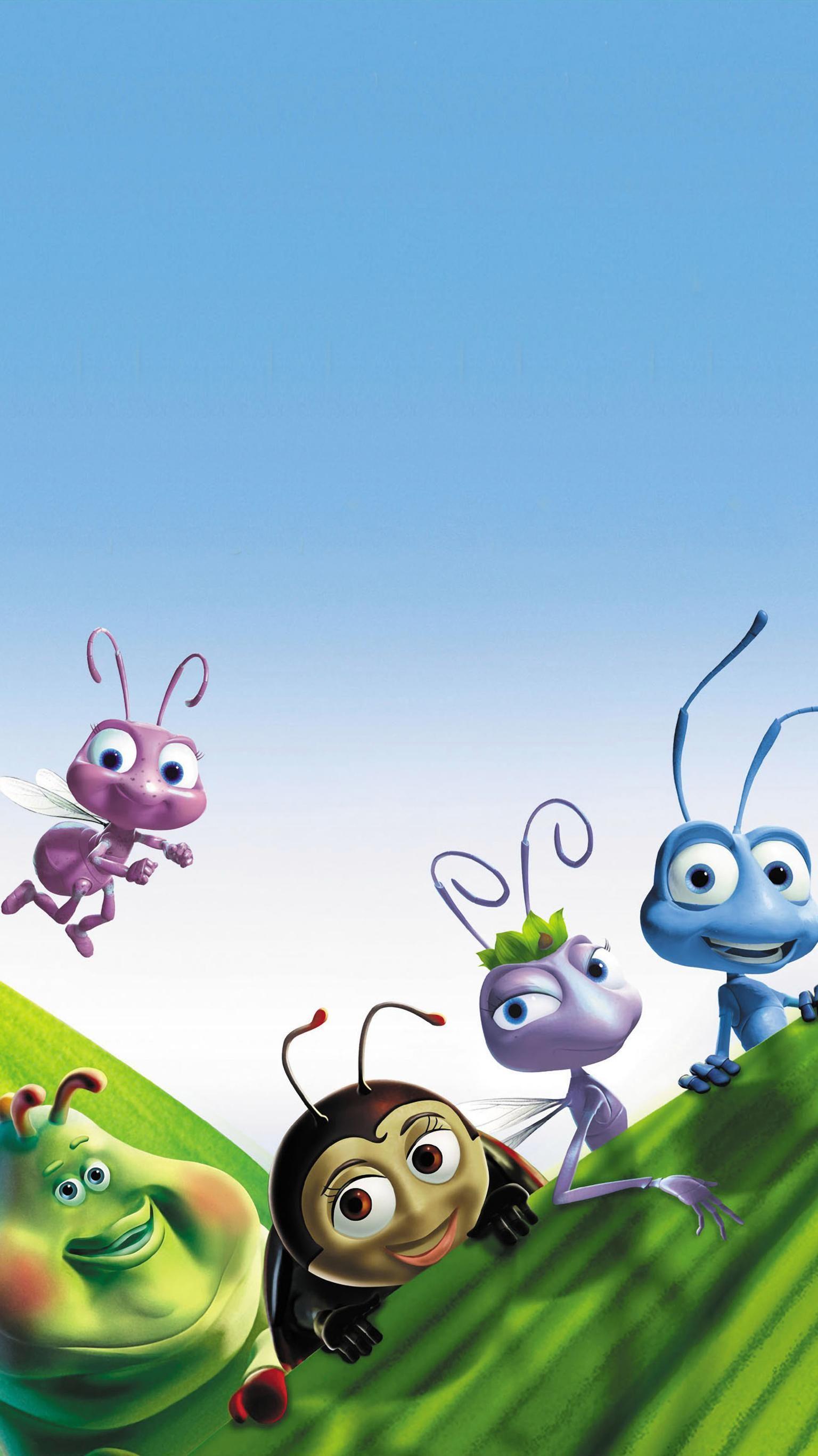 A Bug's Life (1998) Phone Wallpaper. Disney. A bug's life