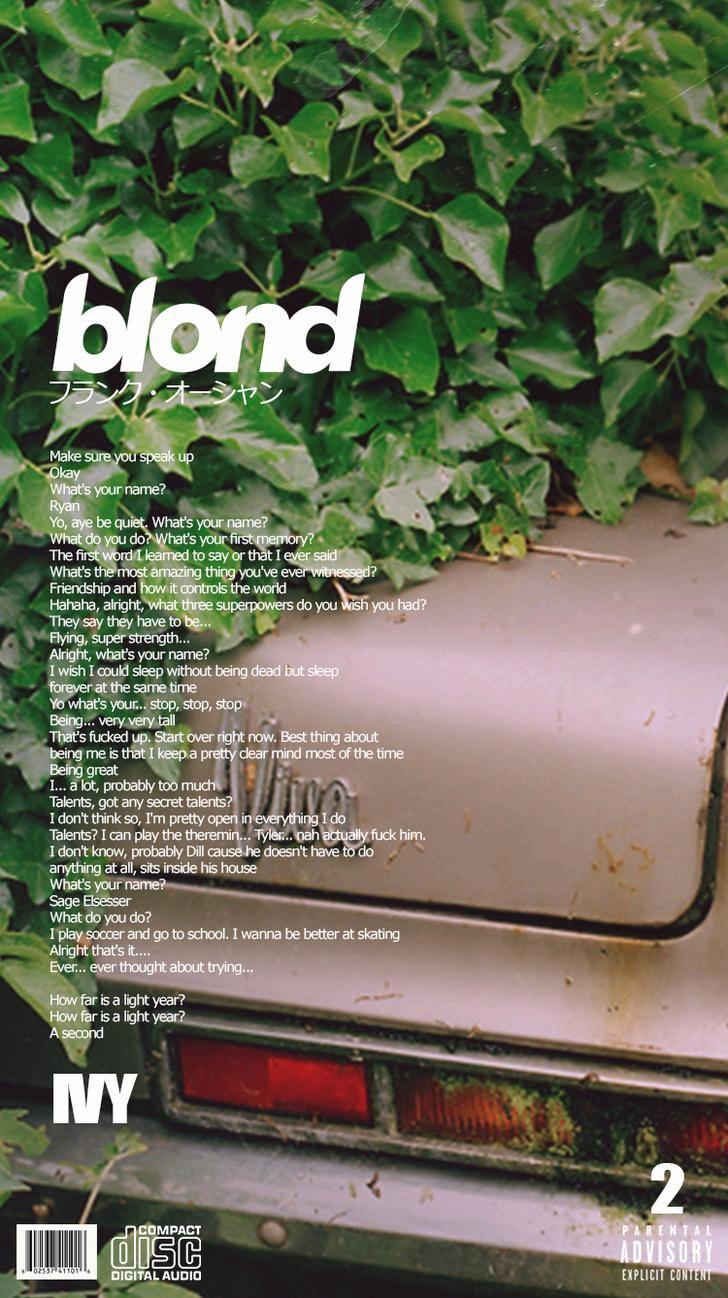 Blonde Alternative Song Covers (Phone Wallpaper) Version. Frank ocean wallpaper, Alternative songs, Photo wall collage