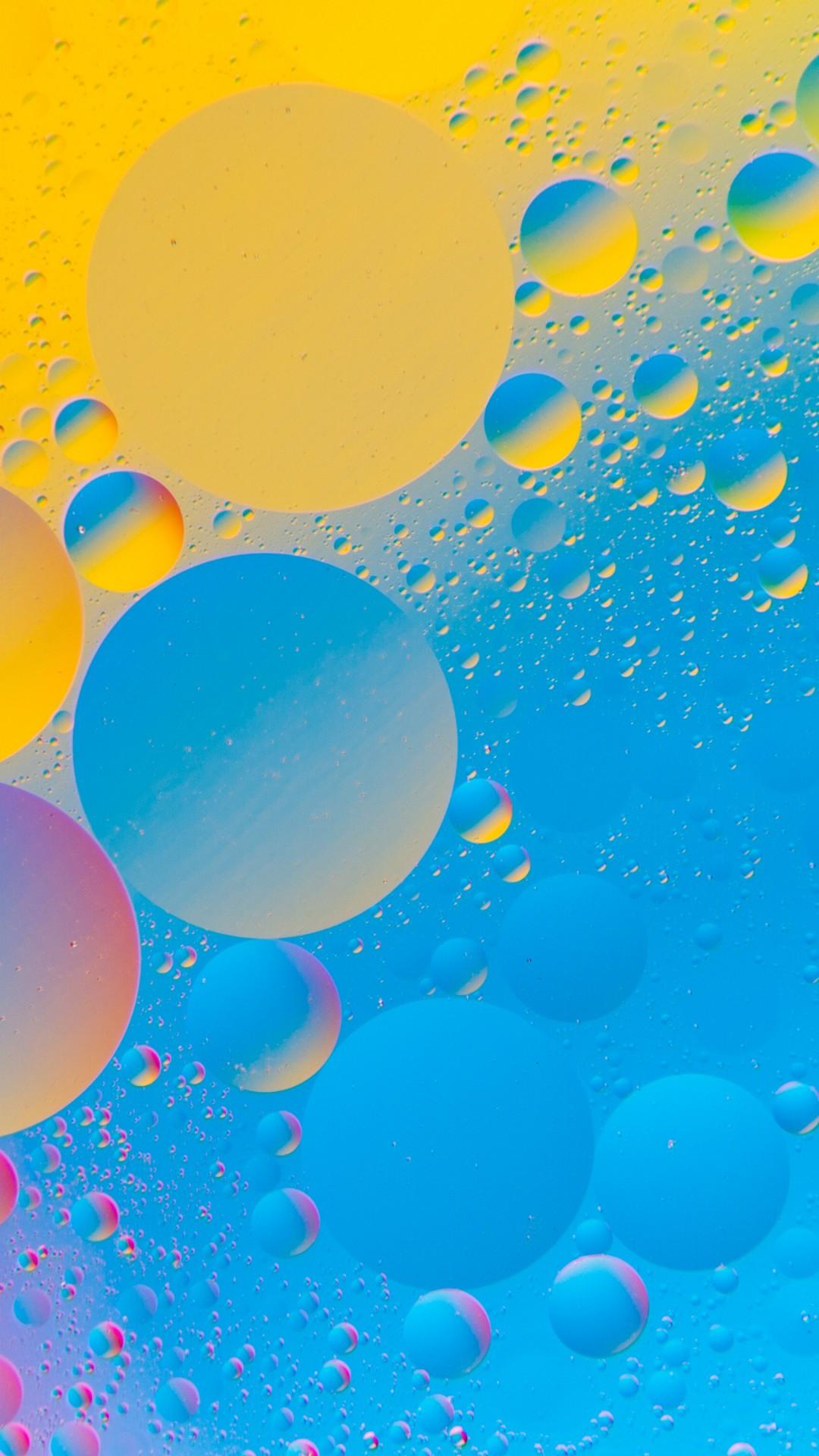 Colourful Bubbles 4K HD Abstract Wallpaper iPhone 6 / 6S