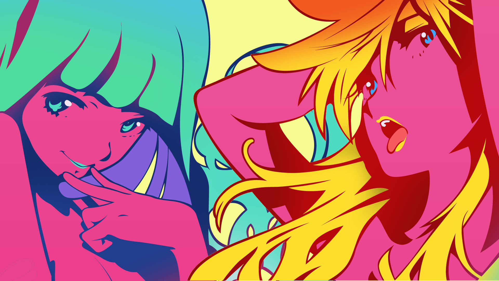Panty and stocking [1920 × 1080]