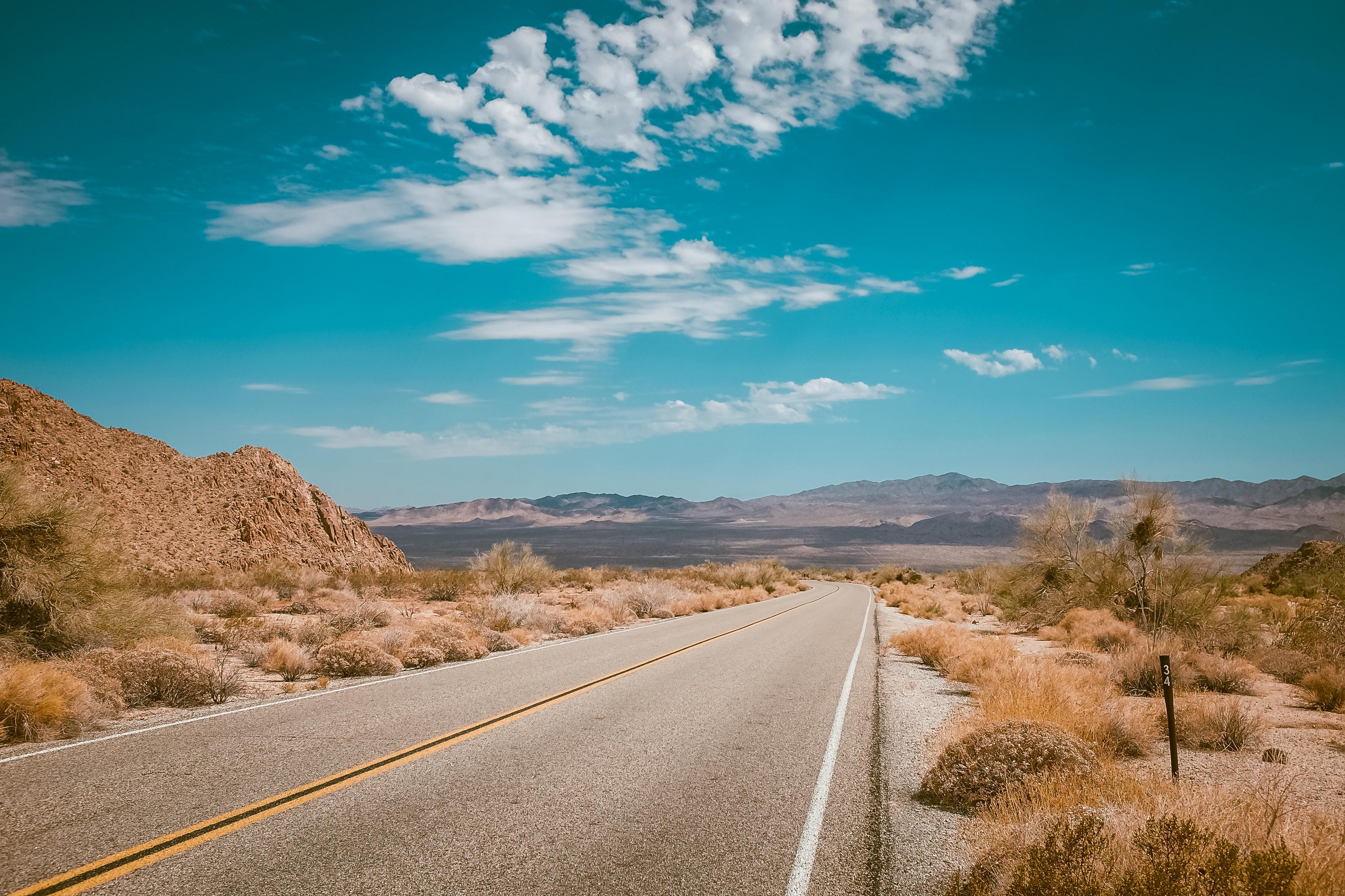 Empty Desert Road 4k, HD Nature, 4k Wallpaper, Image