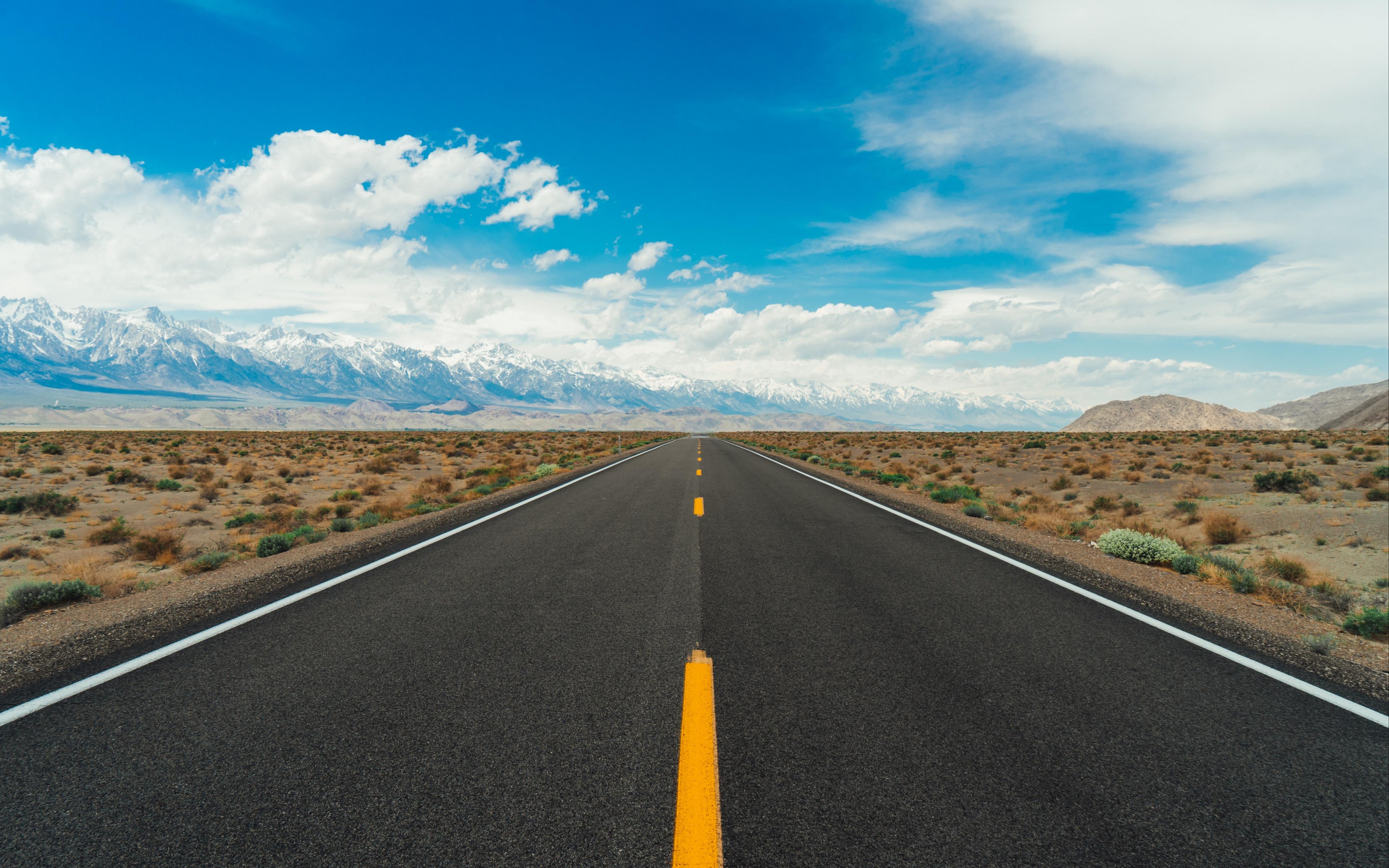 Desert Road Wallpaper Hd