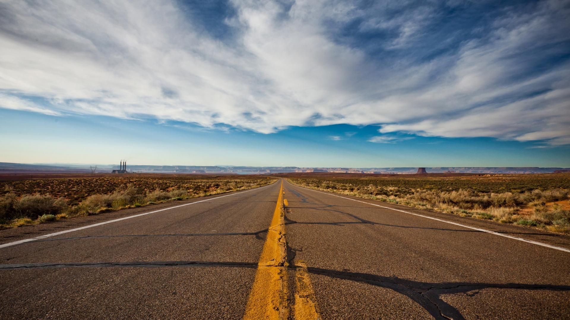 highway, Desert, Landscape, Road Wallpaper HD / Desktop