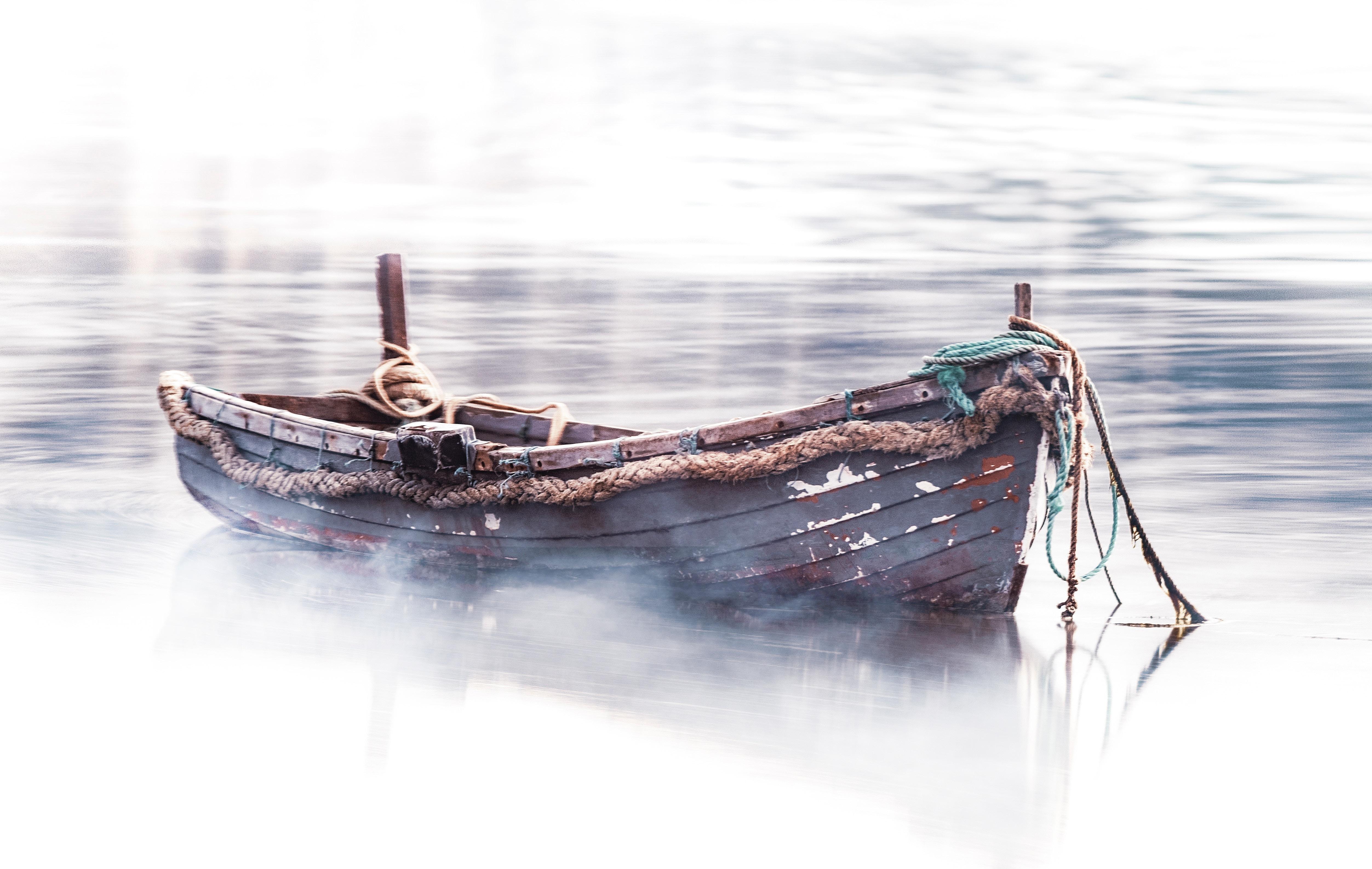 5009x3171 #boat, #Free image, #misty, #water