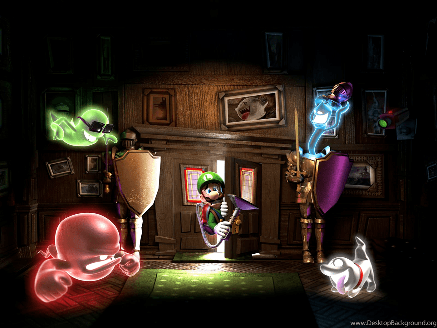 Luigi's Mansion HD Wallpaper Desktop Background