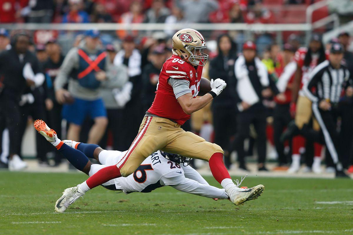 George Kittle's Record Setting Day: 49ers, Broncos Sound Off