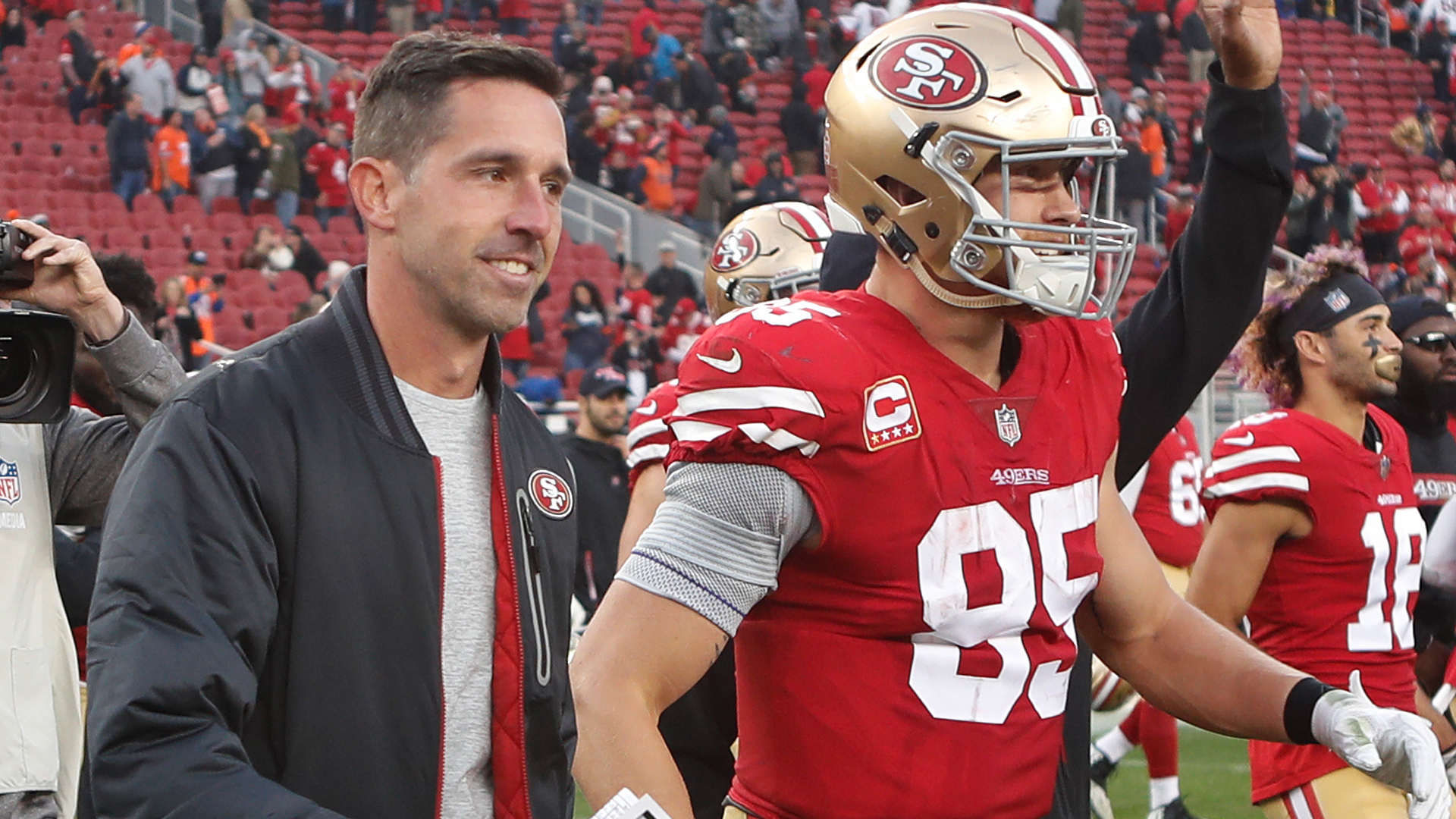 Kyle Shanahan apologizes to George Kittle for falling shy