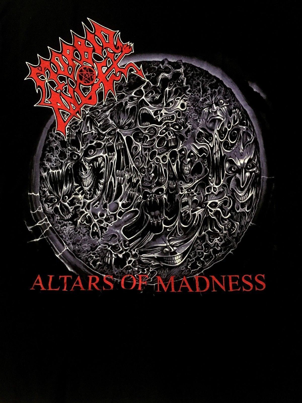 MORBID ANGEL cd cvr ALTARS OF MADNESS Official SHIRT MED New Men Women Unisex Fashion tshirt Free Shipping black