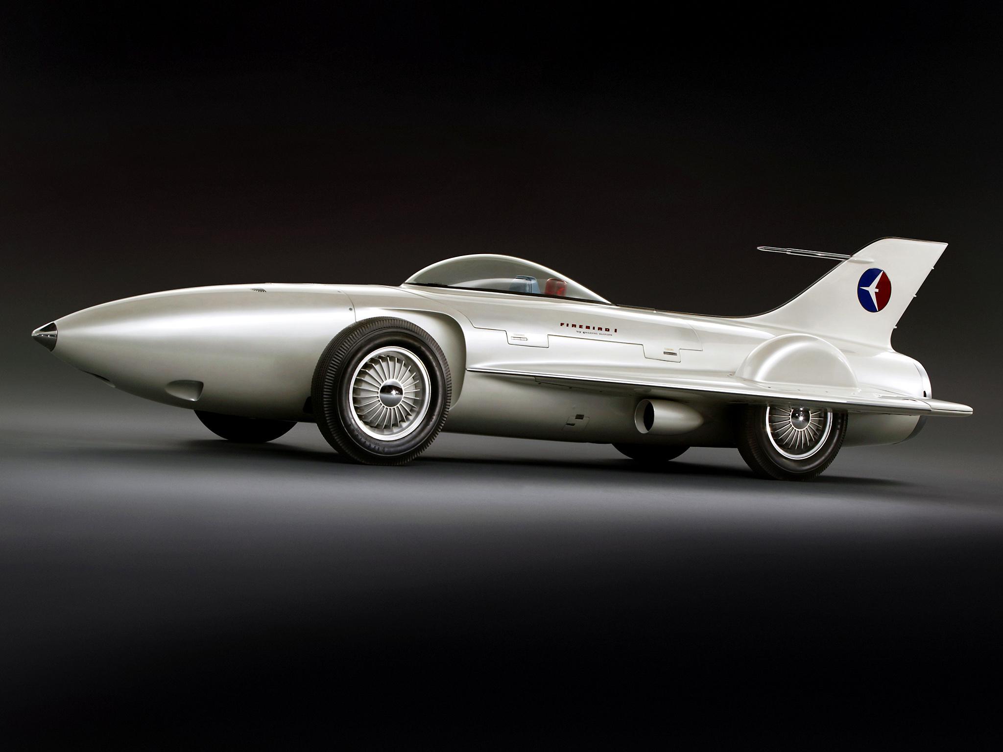 HD 1954 General Motors Firebird Concept Car Retro Race